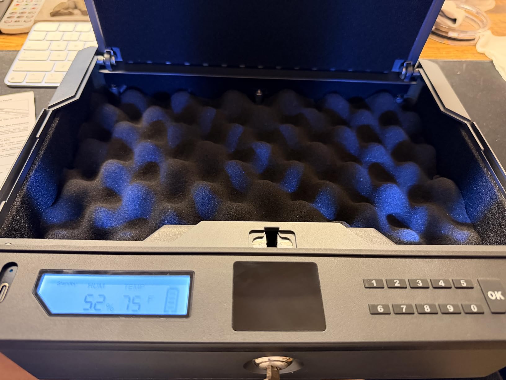 Biometric Palm Vein Contactless Gun Safe for Handgun Pistol Safe customer photo 1