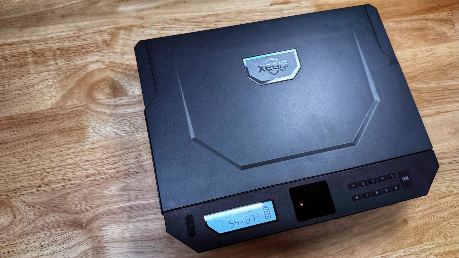 Biometric Palm Vein Contactless Gun Safe for Handgun Pistol Safe customer photo 2