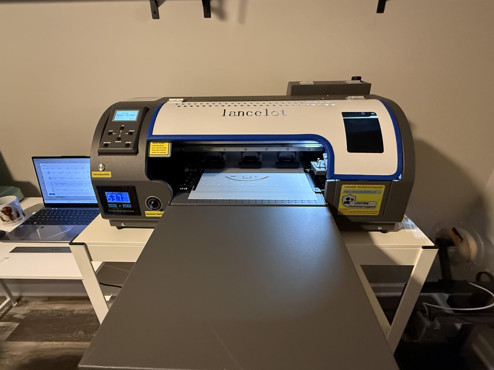 Lancelot M1630 Pro A3 DTF Printer Bundle with Laptop, Ink & Auto Cutter | 2X faster printing than L1800 Auto-Maintenance Plug-and-Play A3 dtf printer T-Shirt Printing Machine for DIY/Apparel Business customer photo 2