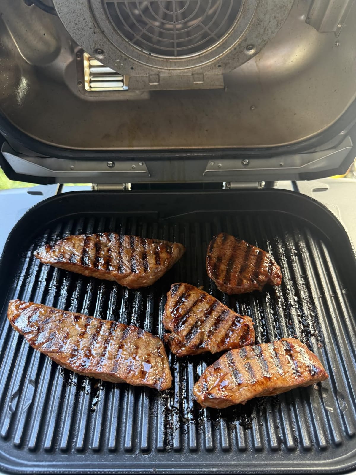 Ninja Woodfire Outdoor Grill & Smoker, 6-in-1, Air Fry, Bake, Broil, OG321 customer photo 1