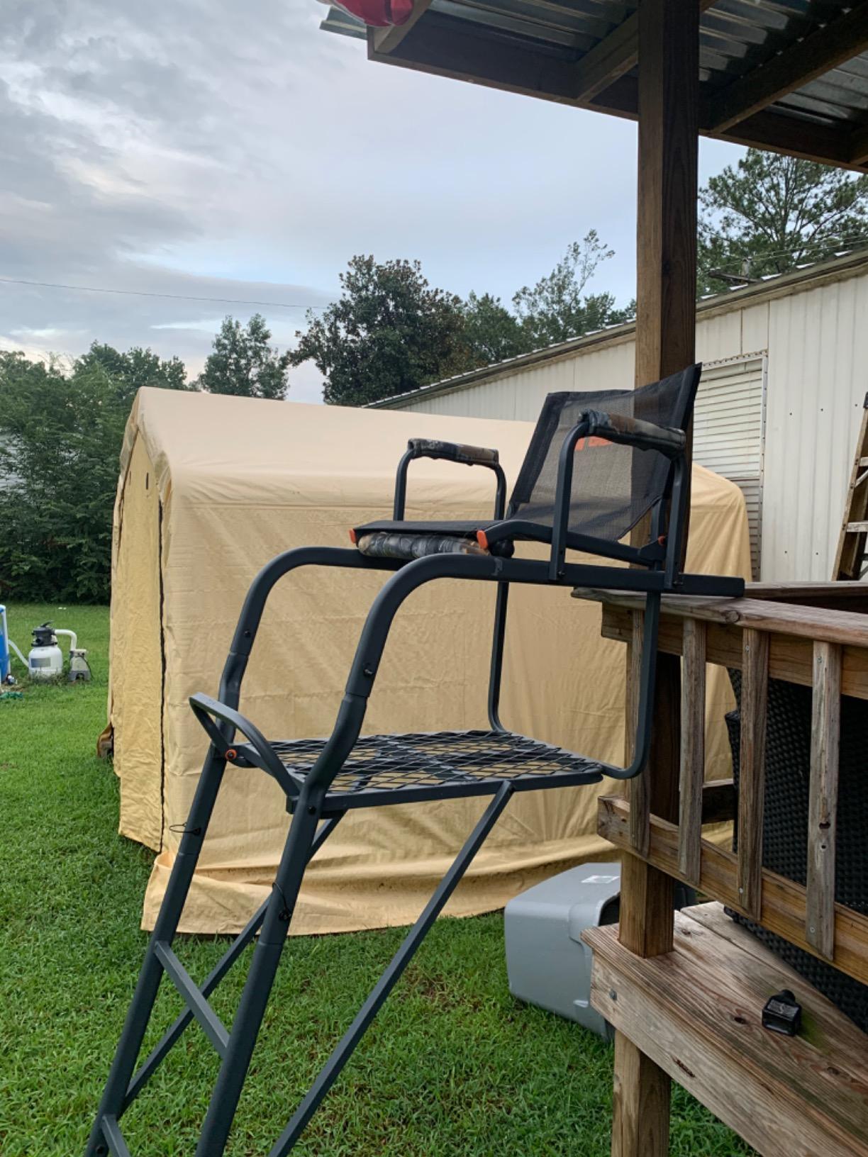 Guide Gear 15.5' Ladder Tree Stand for Hunting with Mesh Seat, Hunting Gear, Equipment, and Accessories customer photo 1