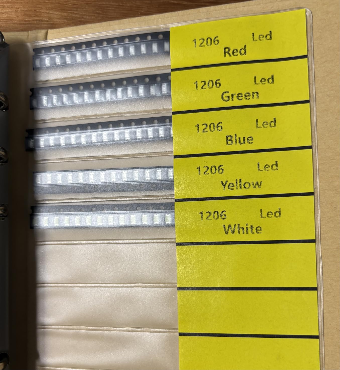 5600PCS 1206 SMD Resistor Kit from 0Ω to 10MΩ 1%, SMT Electronics Component Assortment Book with Resistors, Capacitors, Diodes, Transistors, IC, Inductors, LEDs Sample Books for DIY and Repair customer photo 1