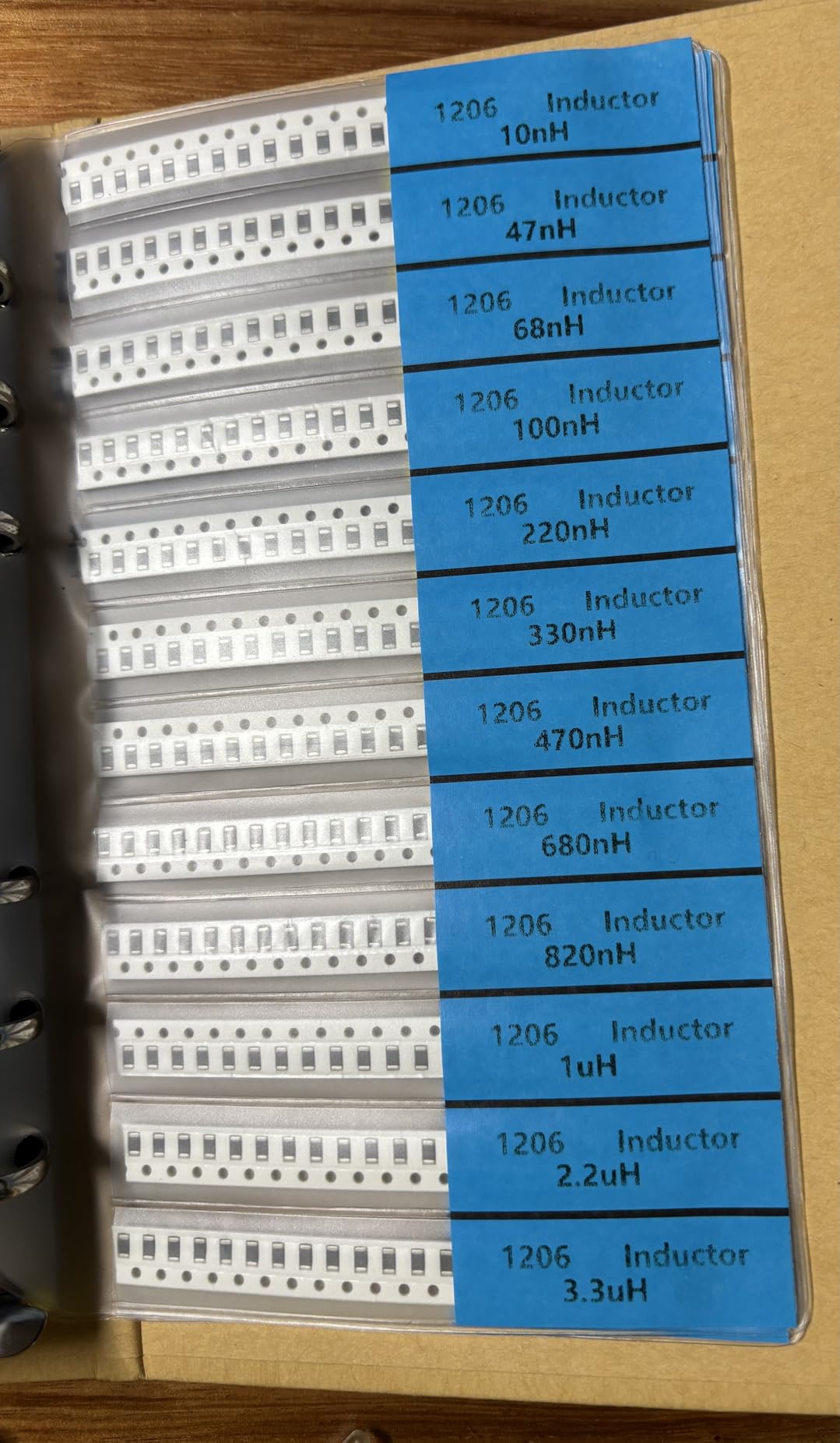 5600PCS 1206 SMD Resistor Kit from 0Ω to 10MΩ 1%, SMT Electronics Component Assortment Book with Resistors, Capacitors, Diodes, Transistors, IC, Inductors, LEDs Sample Books for DIY and Repair customer photo 2