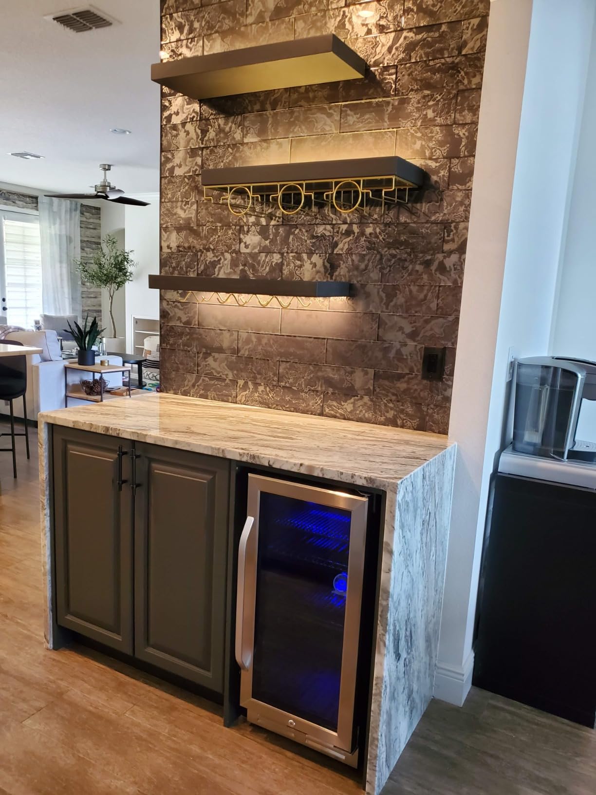 Commercial Beverage Refrigerator, 24.5 Inch 15 Cu. Ft. Drink Fridge, Display Refrigerator with Glass Door customer photo 2