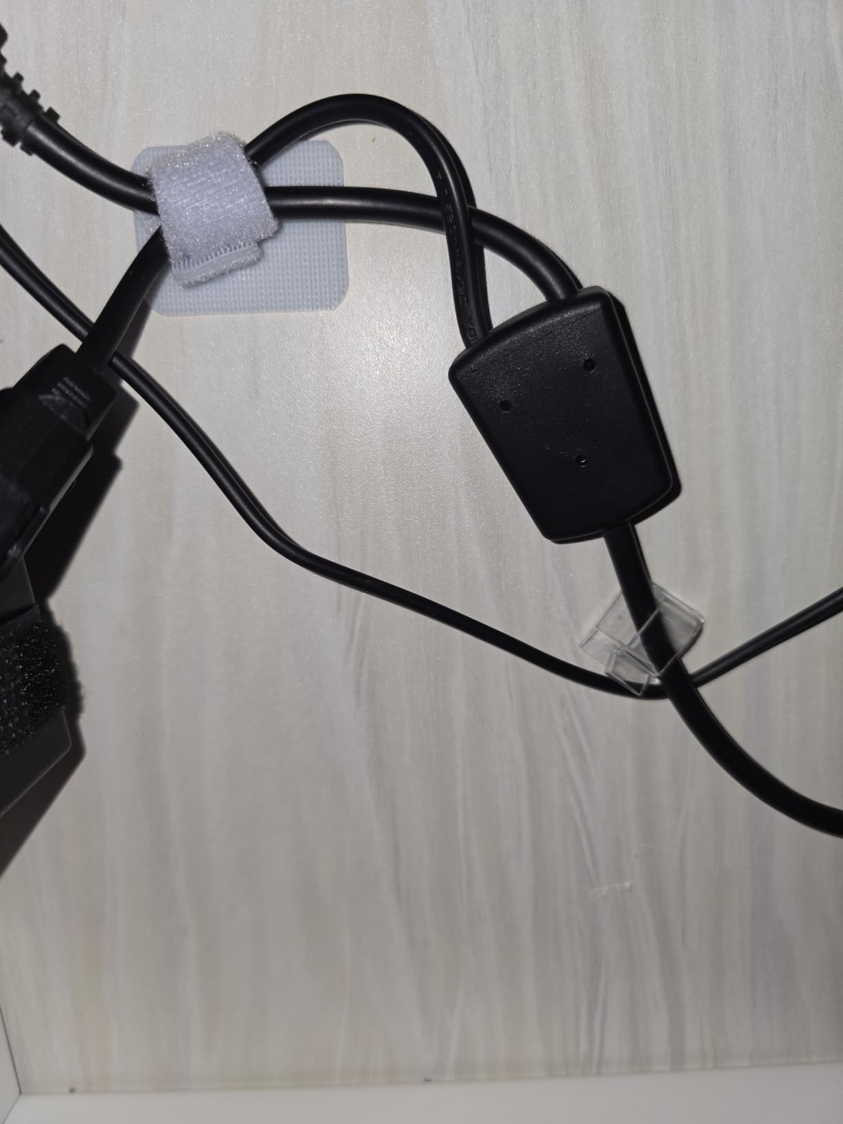 Cable Management Under Desk, Enhanced up to 15 Cord Organizer 20 Pair-Black | Reusable, No Residue Left, Adjustable Hook and Loop Cable Ties, Wire Hider Under Table, Home Office Essentials customer photo 2