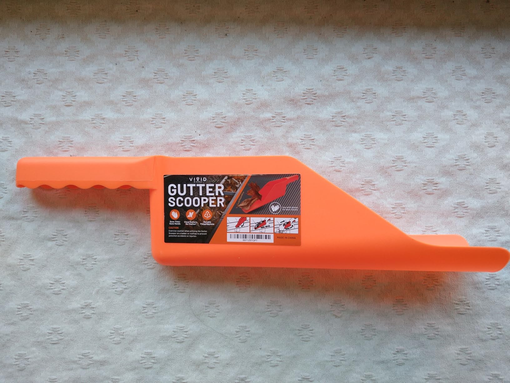 Gutter Scoop Cleaning Tools - Easy Removal of Leaves and Dirt - Deep Curved Gutter Scooper Shovel for Leaves & Debris, High-Impact Polypropylene, Ergonomic Handle, Fits Most Rain Gutters customer photo 2