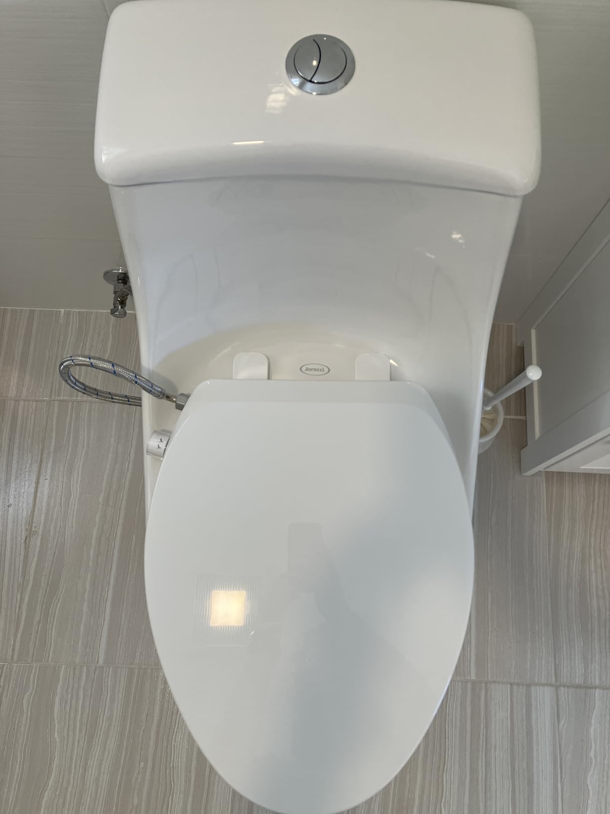 Elongated Bidet Toilet Seat - Non-Electric customer photo 1
