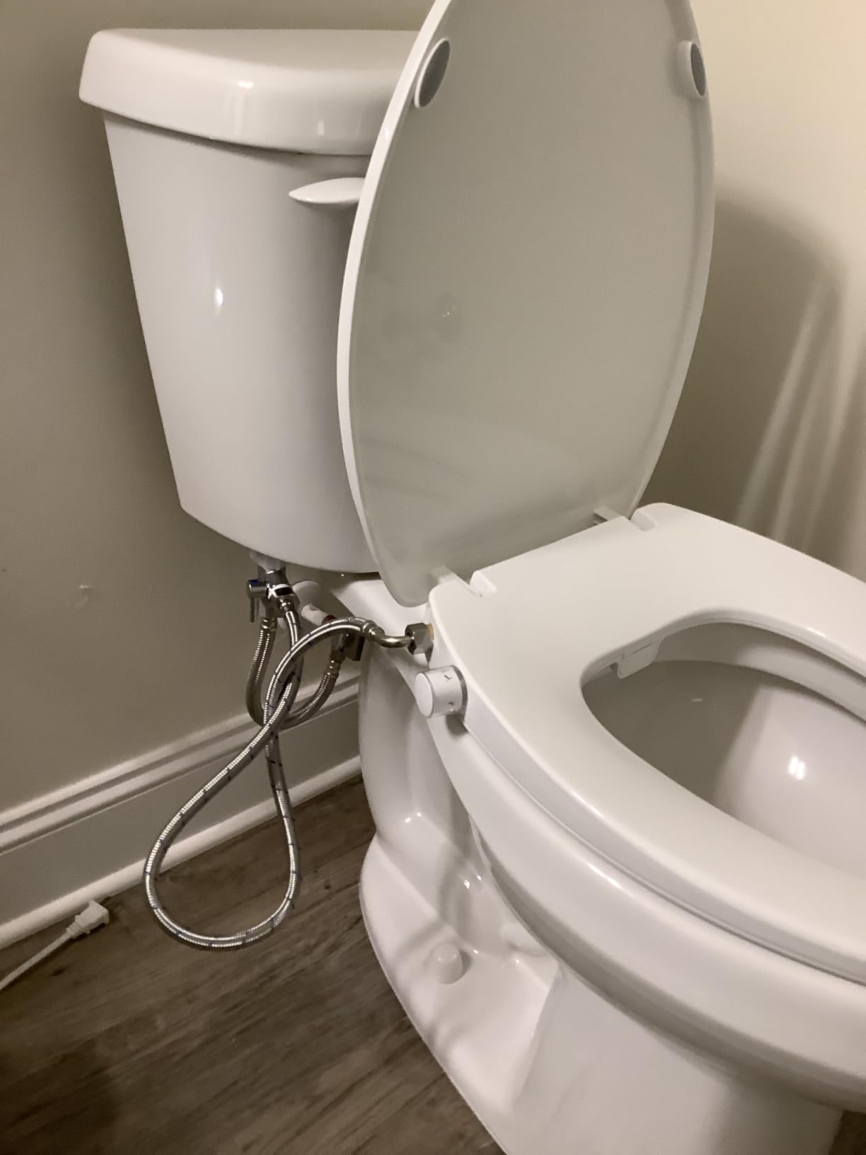 Elongated Bidet Toilet Seat - Non-Electric customer photo 2