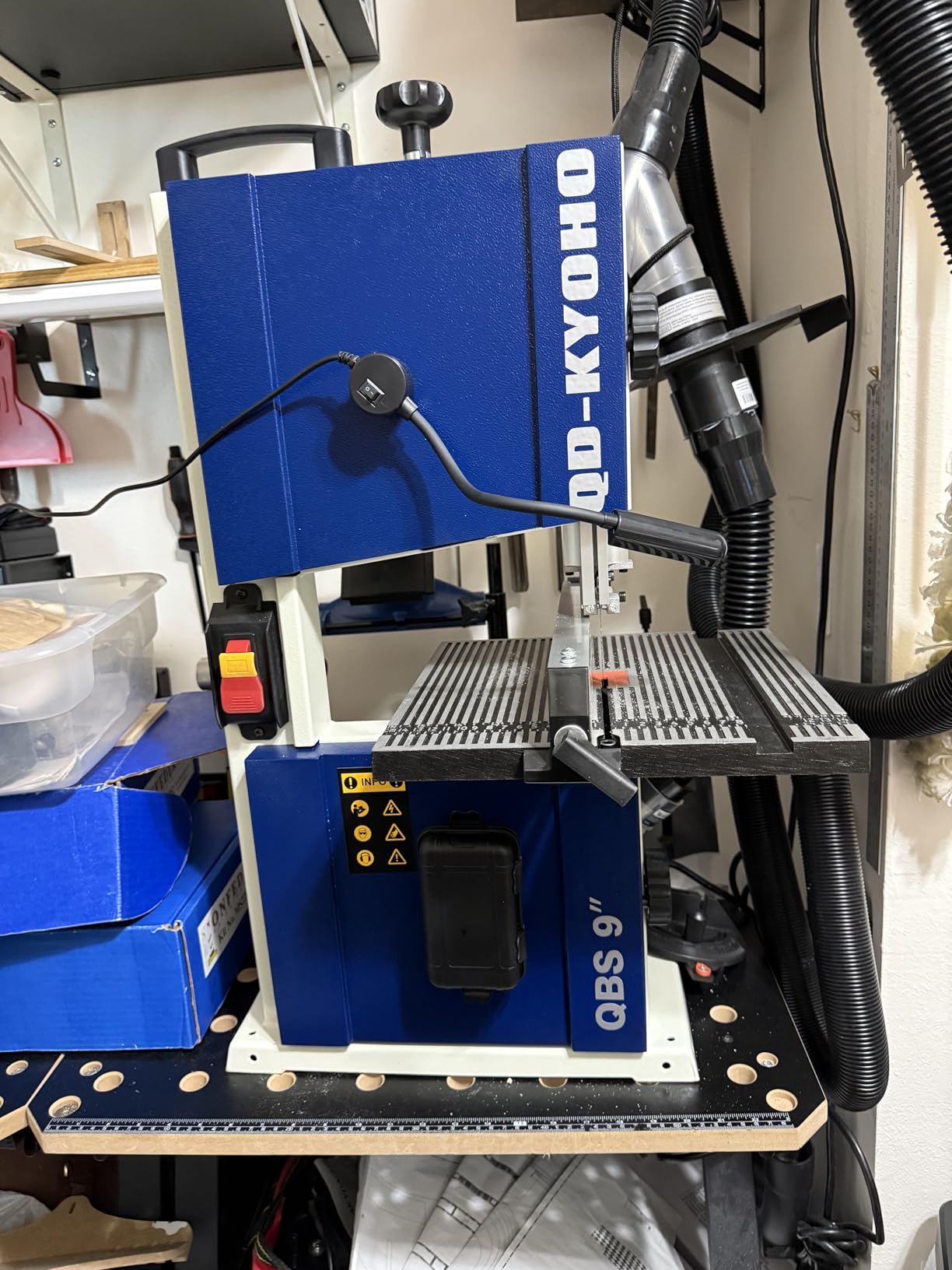 Band Saw, 14 Inch Bandsaw for Woodworking, 1445 & 2950 FPM Dual-Speed Bandsaw, 2 HP, 120V 14-Amp Motor, Band Saws with Solid Cast Iron Table, Iron Bandsaws with Overload Protection customer photo 2