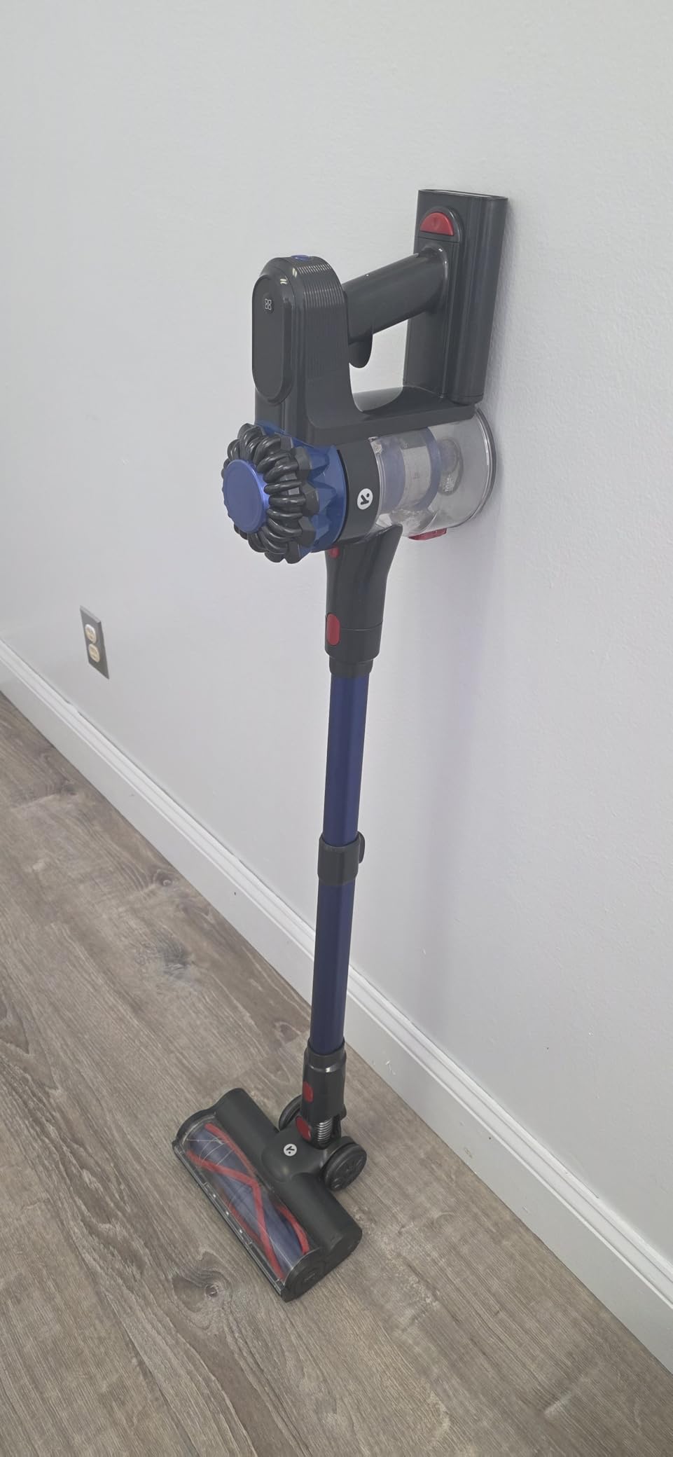 KARDV Cordless Vacuum Cleaner, 500W/40Kpa Vacuum Cleaners for Home, 60Mins Stick Vacuum with LED Display, Anti-Tangle & Wall Mount Charging, 8 in 1 Lightweight Vacuum for Hard Floors Carpet Pet Hair customer photo 1