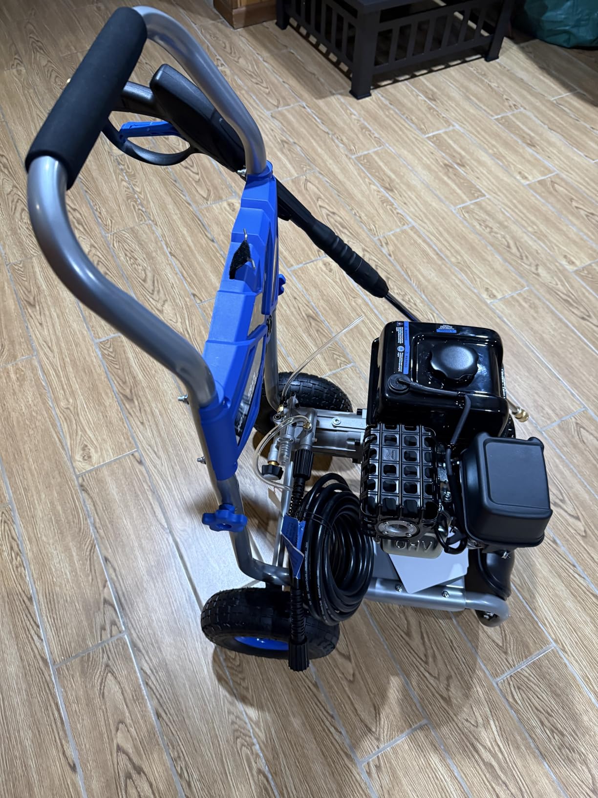 Gas Pressure Washer, 3500 PSI 2.3 GPM, 209cc Engine, Axial Aluminum Pump, 25 ft Hose, Soap Tank and 4 Quick Connect Nozzles customer photo 2