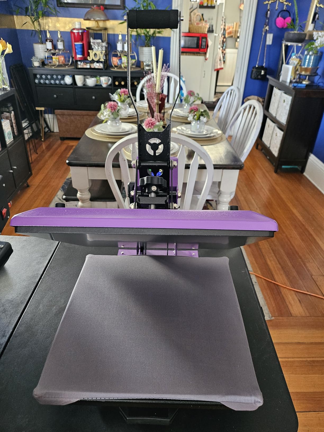 BetterSub 15x15 Inch Heat Press Machine, Digital Slide-Out Drawer Heat Press for T-Shirts, 1000W Clamshell Heat Press for DTF/Sublimation/HTV Transfers, with LCD Control Panel and Pressure Adjustment customer photo 2