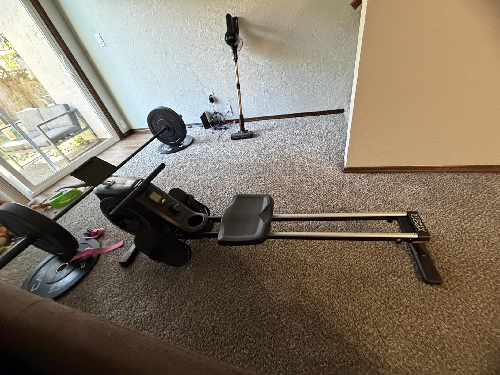 Rowing Machine for Home, 350 LB Capacity, 16-Level Silent Resistance, Magnetic Rowing Machines for Home Foldable, Full-Body Workout Compact Rowing Machine for Cardio & Strength with APP Support customer photo 1
