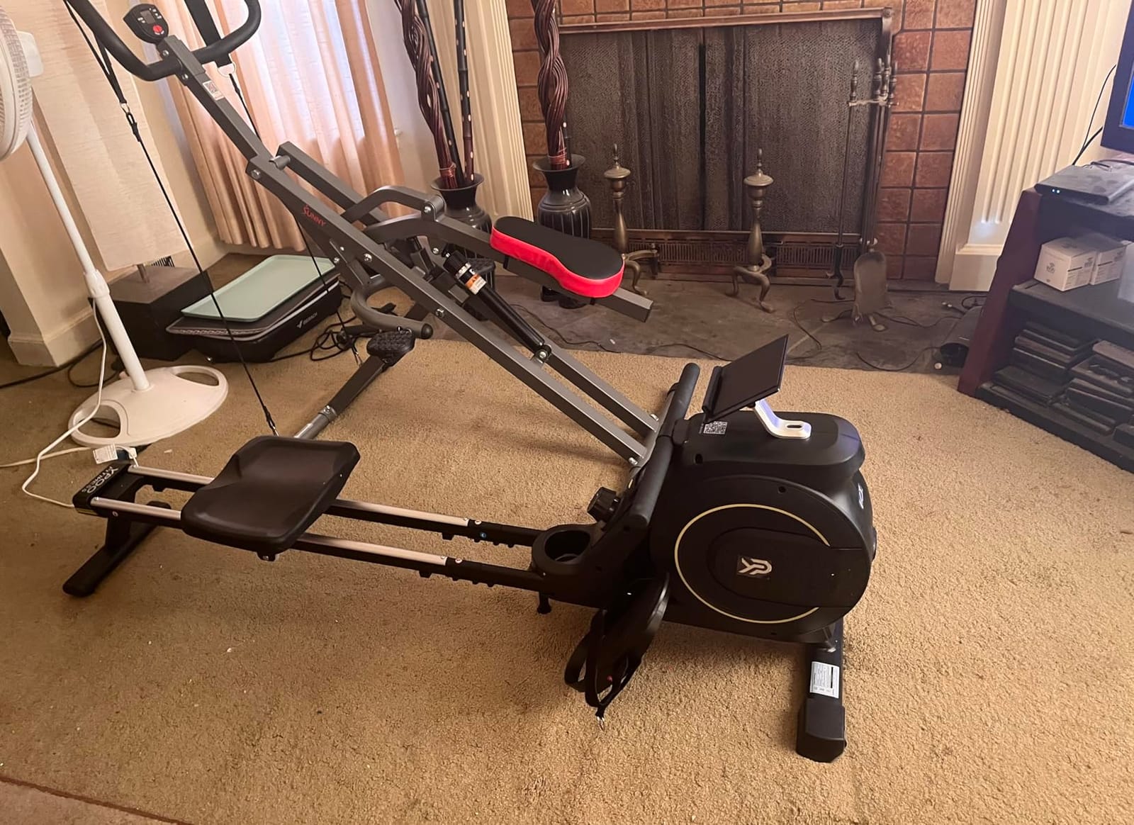 Rowing Machine for Home, 350 LB Capacity, 16-Level Silent Resistance, Magnetic Rowing Machines for Home Foldable, Full-Body Workout Compact Rowing Machine for Cardio & Strength with APP Support customer photo 2