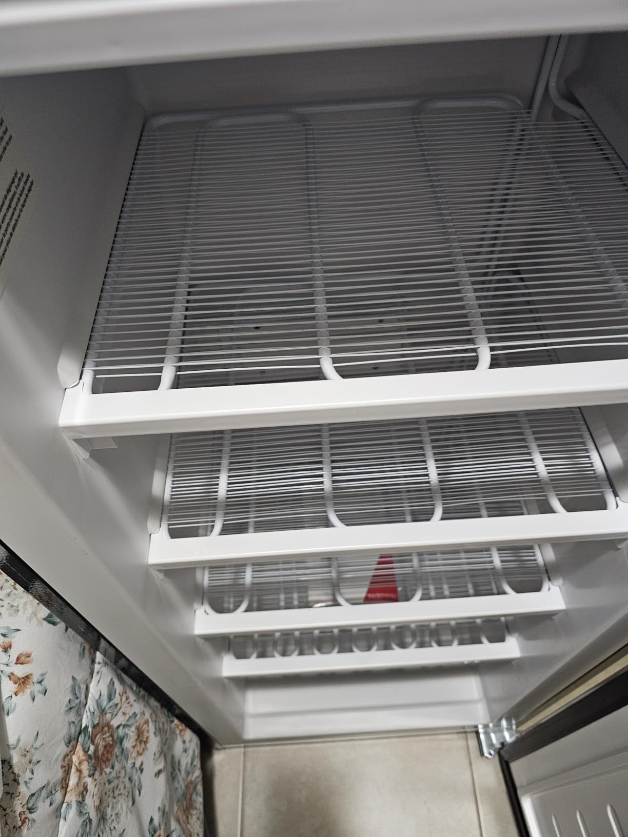 Modern Upright Freezer, Reversible Door Hinge, Removable Shelves - 7.1 Cu ft Capacity (Stainless Steel) customer photo 2
