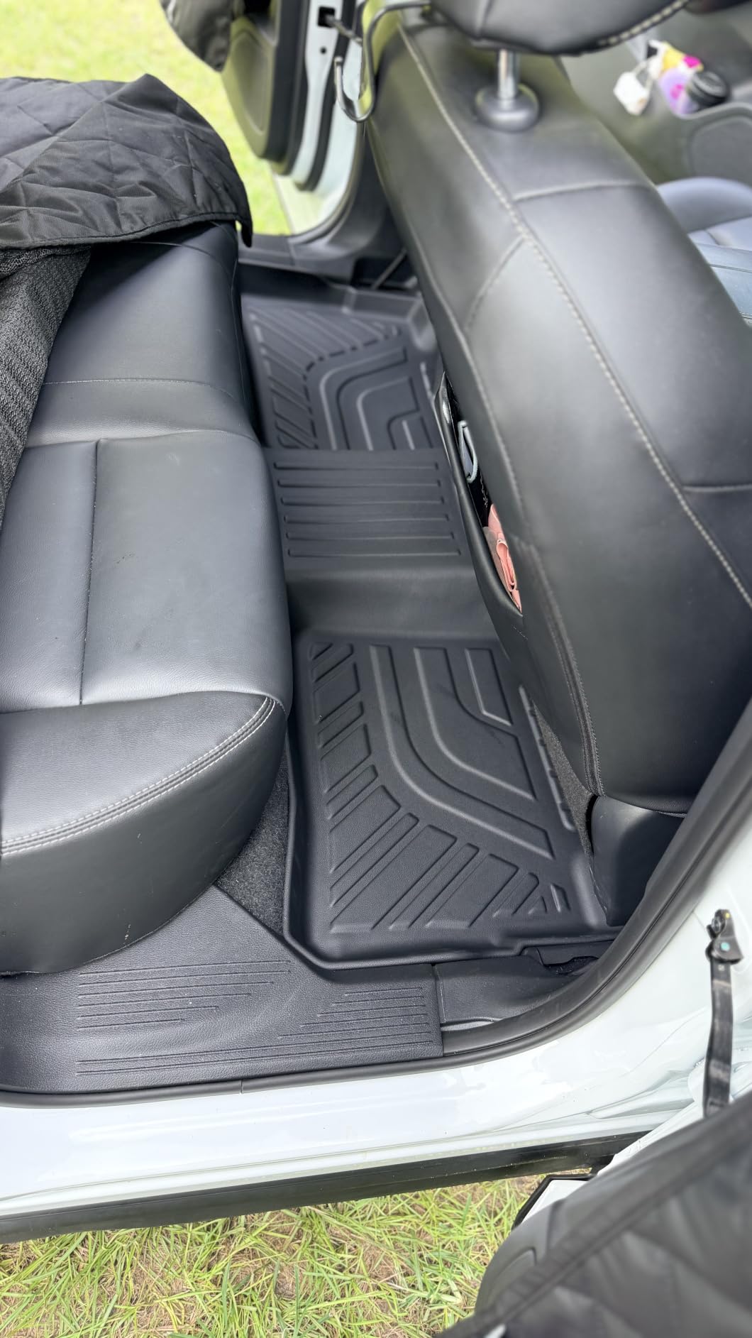 Floor Mats for 2022-2026 Nissan Pathfinder Accessories | Fit 7/8 Seats, Full-Coverage Mats Set with Cargo Liner & Backrest Mat, Odorless TPE, All-Weather Protection, 3D Laser Fit customer photo 1