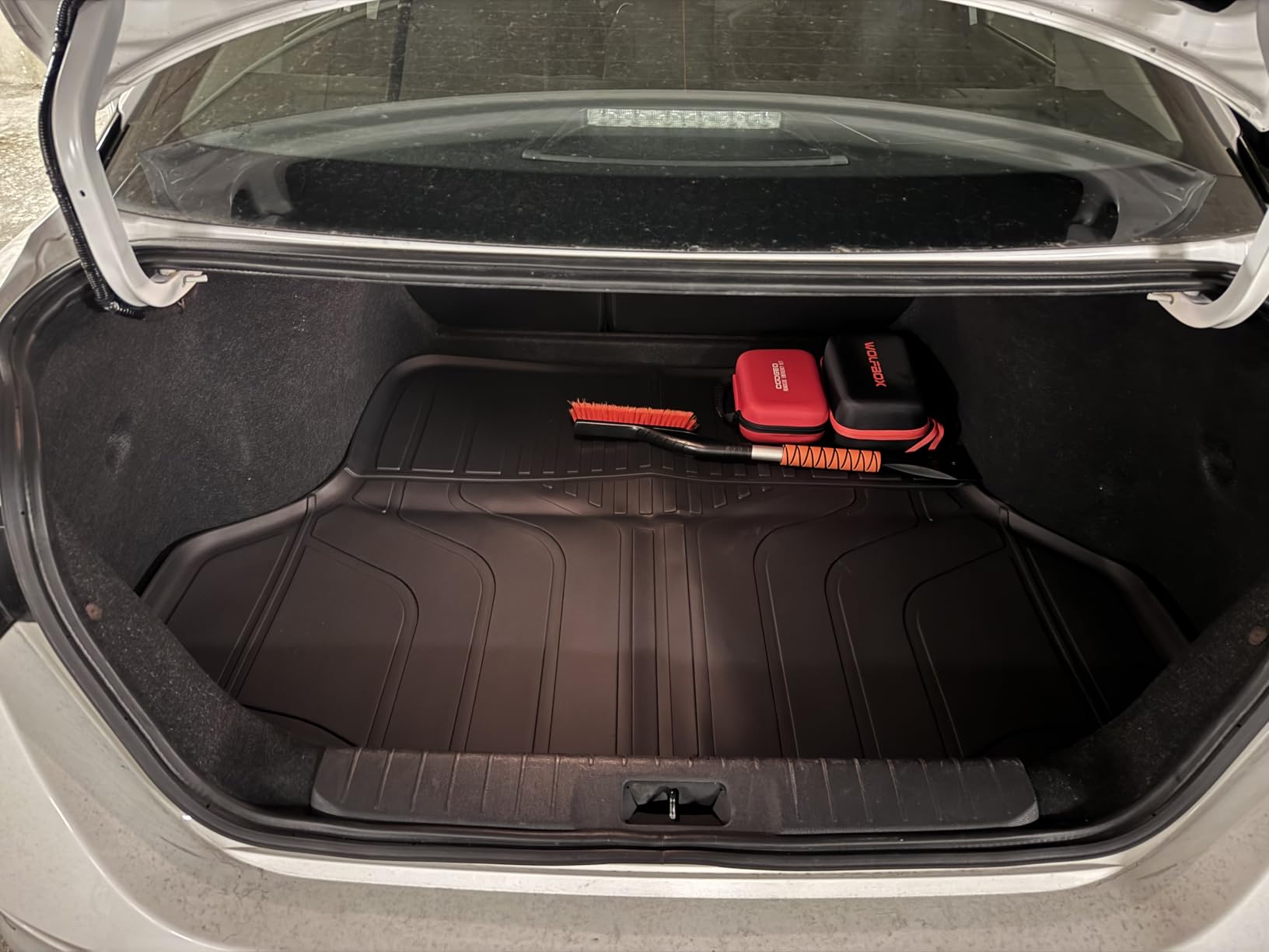 Floor Mats for 2022-2026 Nissan Pathfinder Accessories | Fit 7/8 Seats, Full-Coverage Mats Set with Cargo Liner & Backrest Mat, Odorless TPE, All-Weather Protection, 3D Laser Fit customer photo 2