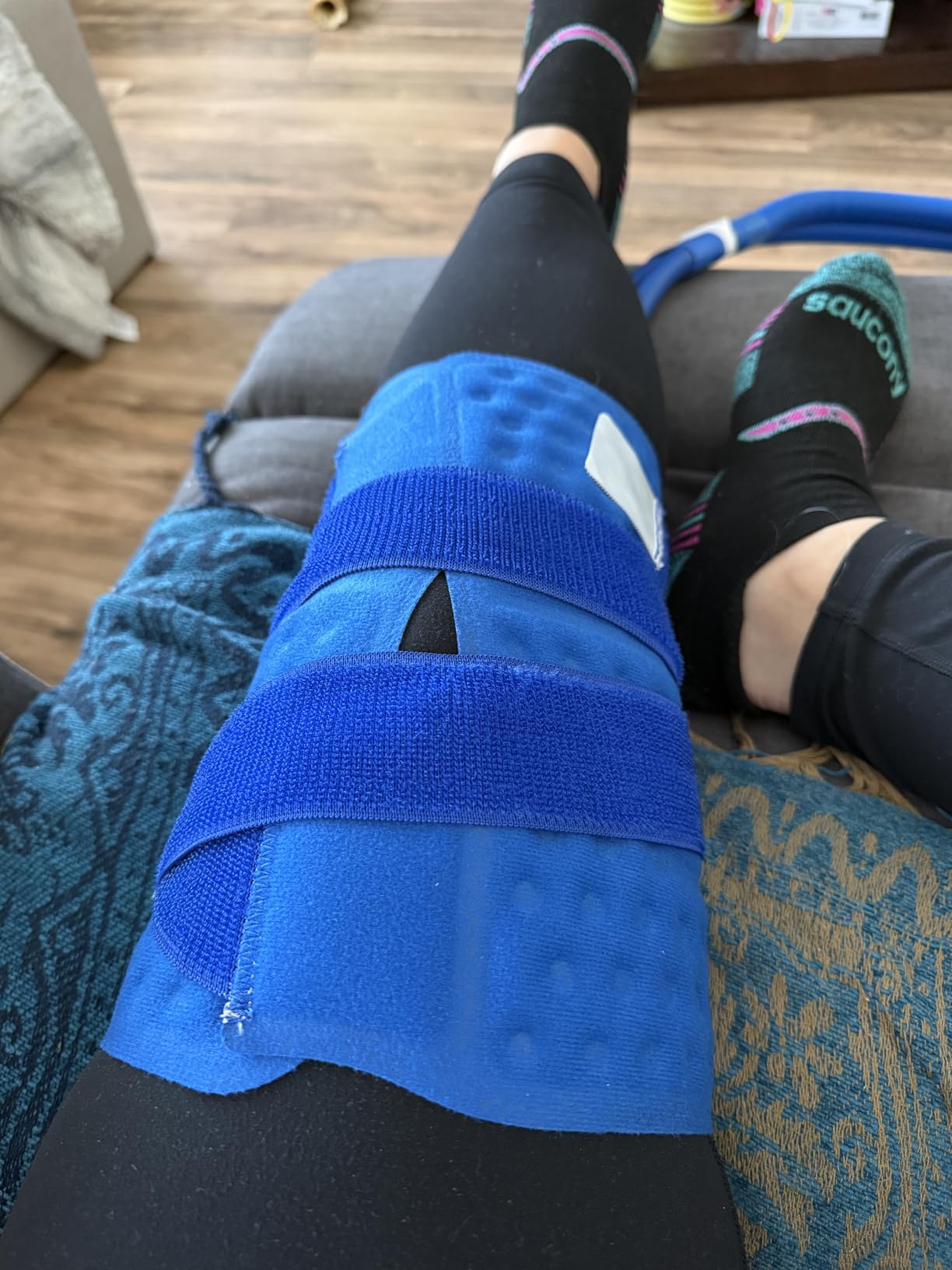 Cold Therapy Machine for Knee with Full-Coverage XL Pad, Programmable Timer | Designed for recovery after knee surgery, ACL/Sports injuries. Helps reduce swelling and support knee rehabilitation. customer photo 1