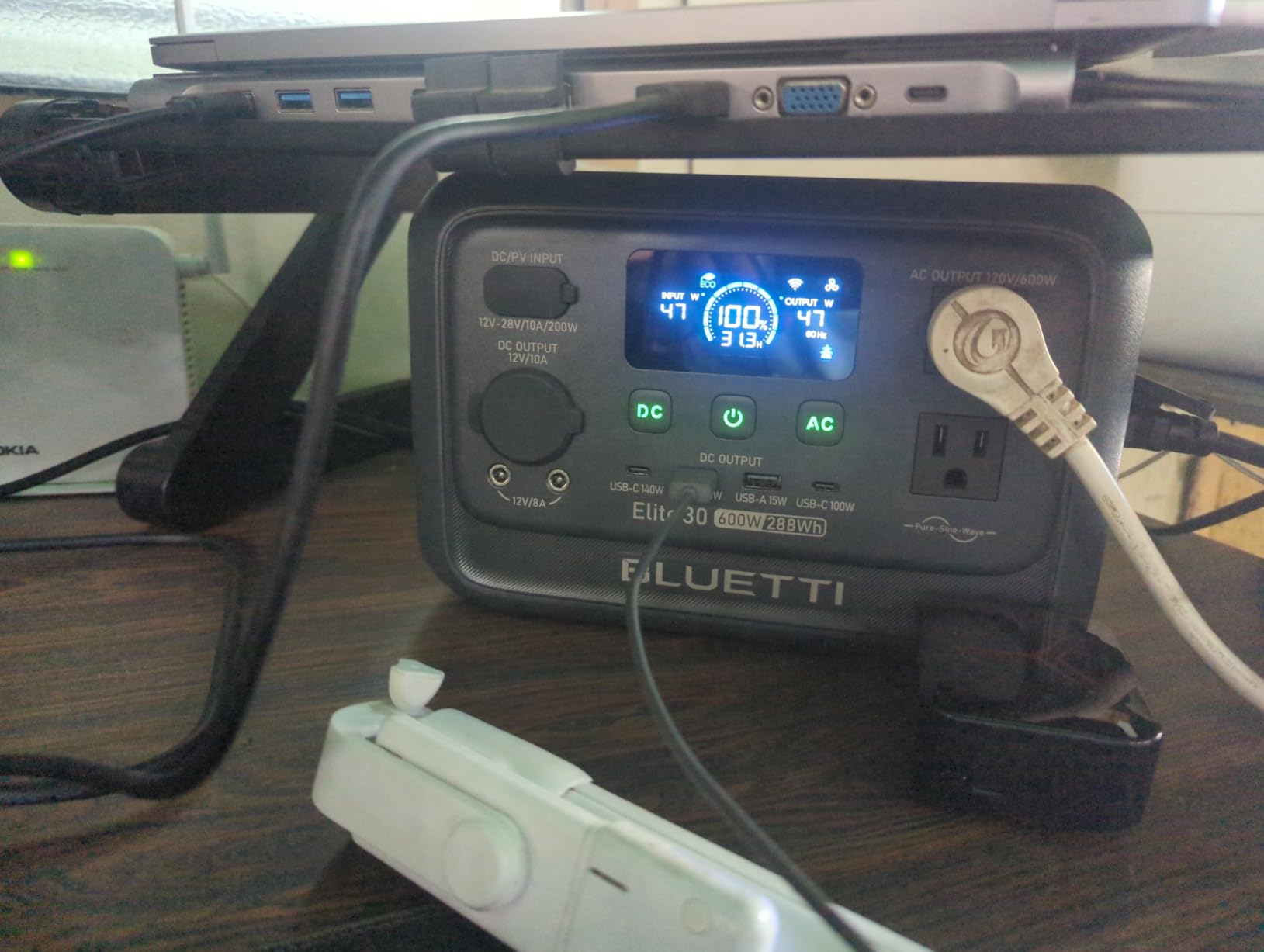 BLUETTI Elite 30 V2 Portable Power Station 288Wh 600W LFP Solar Generator | Power Lifting 1500W, 10ms UPS, 45 Min 0-80% Fast Charging, Emergency Backup Power for Blackout, Camping, Outage and Road Trip customer photo 2