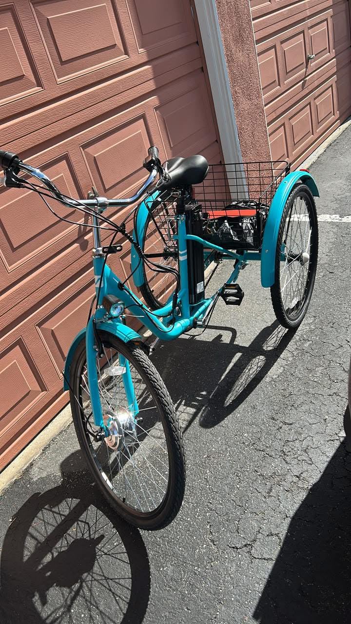 VIRIBUS Electric Trike for Adults, Adult Electric Tricycle, Single Speed customer photo 2