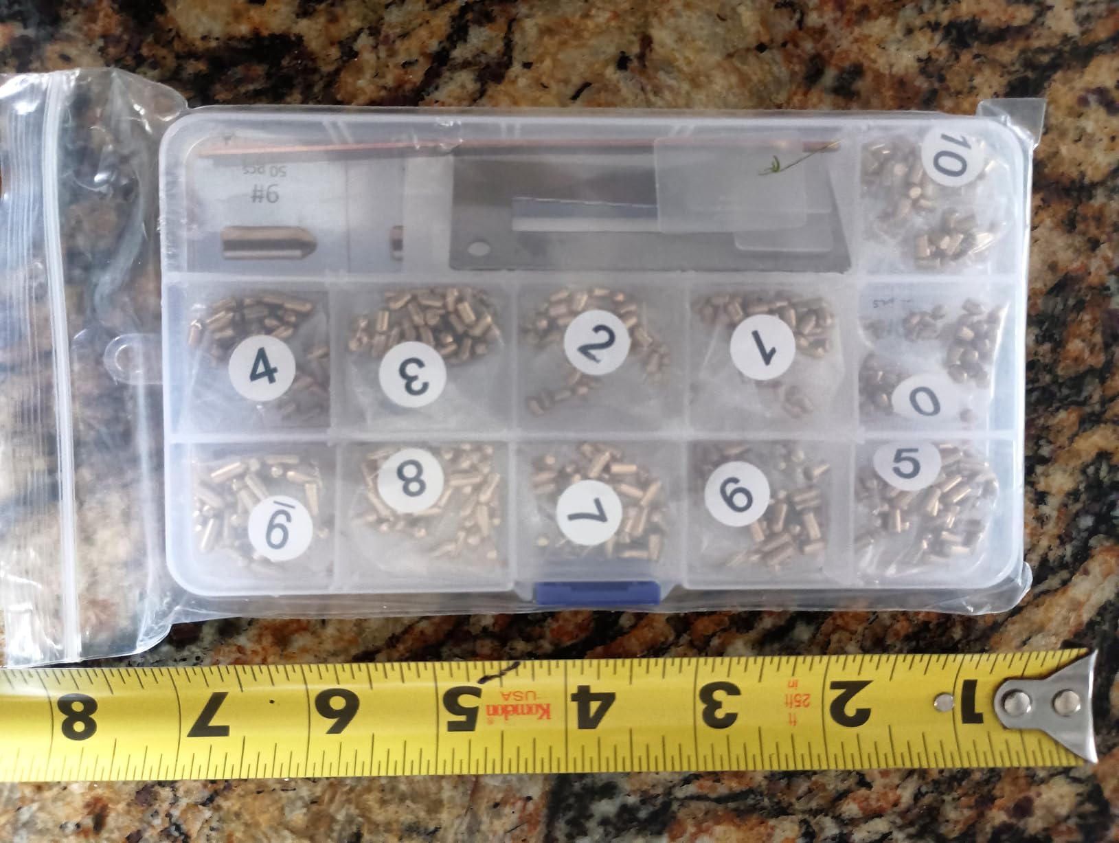 EAORBD SC1/SC4 Keyway Re-Key Kit Compatible with Schlage Rekeying - Includes Pins (Sizes 0-9, 50 Each) & Pinning Tools, for Door & Patio DIY Lock Rekeying customer photo 2