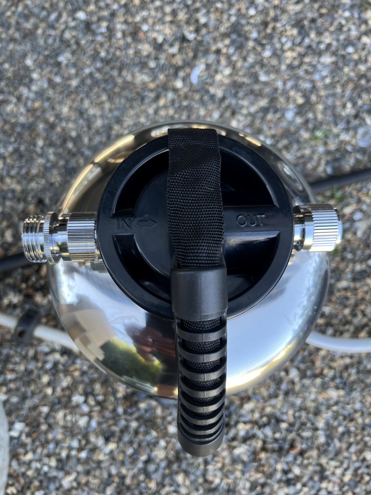GLACIER FRESH 16,000 Grain Portable RV Water Softener System | with Stainless Steel Garden Hose Quick Connects for RVs, Trailers, Boats, Mobile Car Washing, Pressure Washing customer photo 2