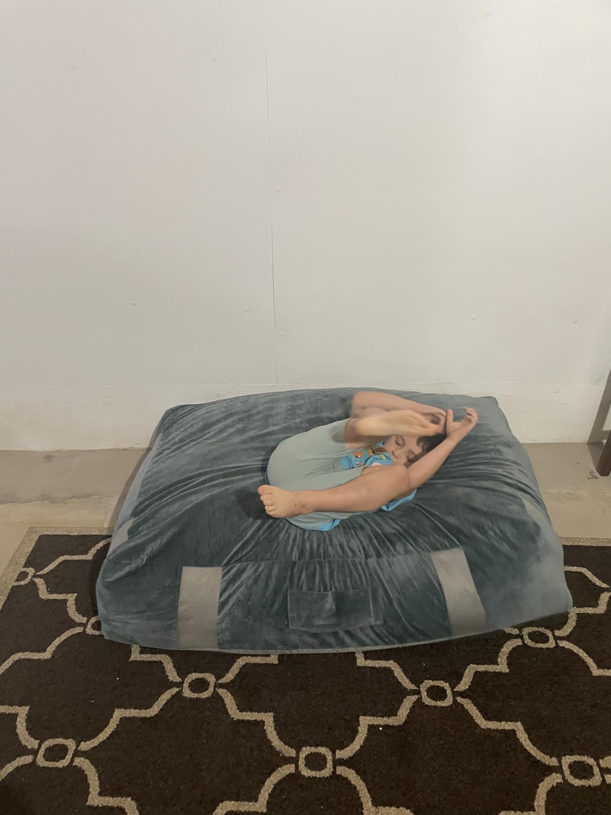FINCOME Crash Sensory Pad for Kids Autistic Kids Landing Zone Sensory Tool | 2-Layer Foam for Autism, Easy-Clean Velvet Cover, Multi-Use/SIZE, Indoor & Outdoors Use Kids Jumping Pillow, Anxiety Relief customer photo 2