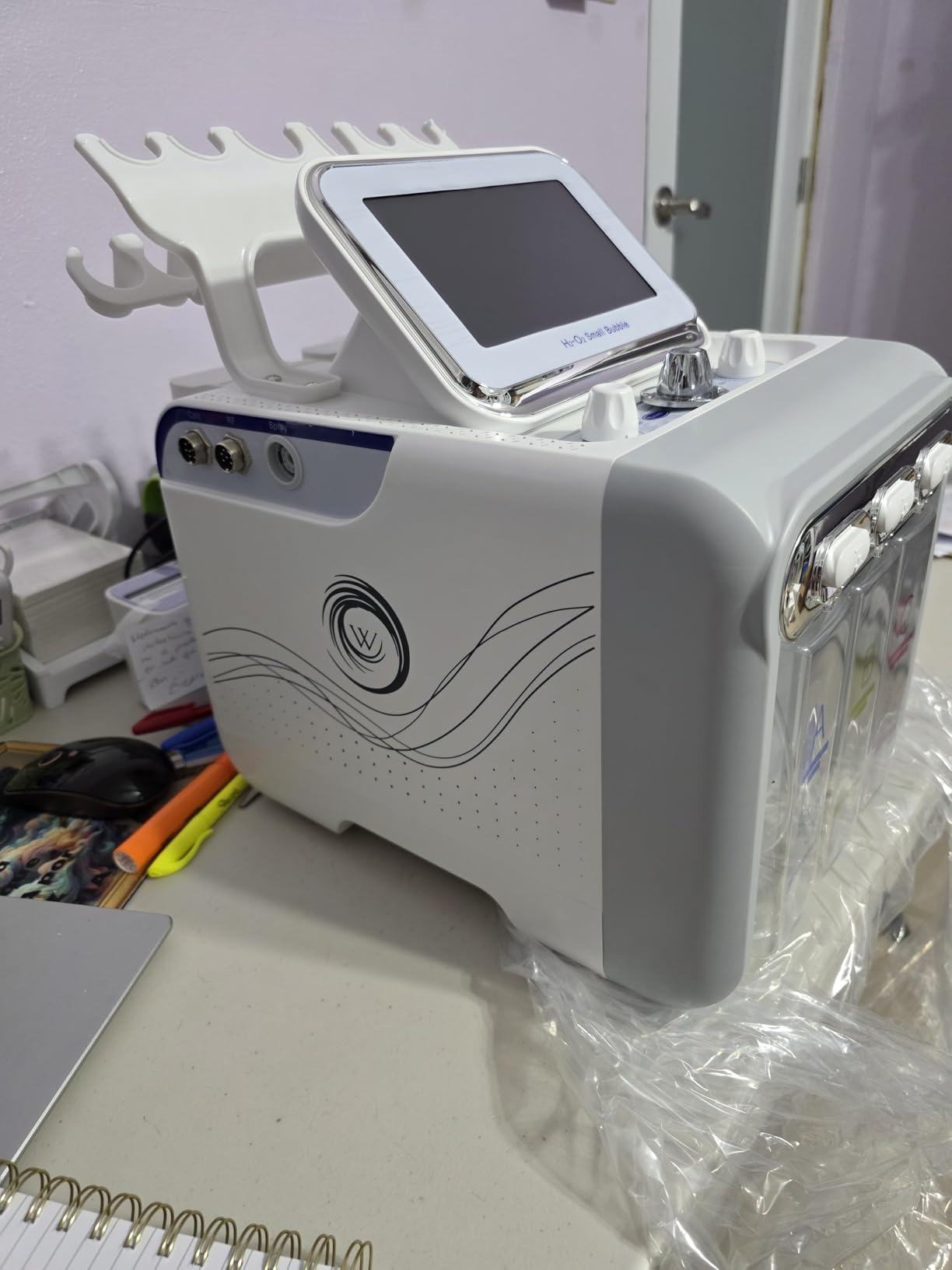 Hydrogen Oxygen 7 in1 Diamond Microdermabrasion Machine | Facial Peeling, Skin Care, For Salon, Personal Home Use customer photo 1