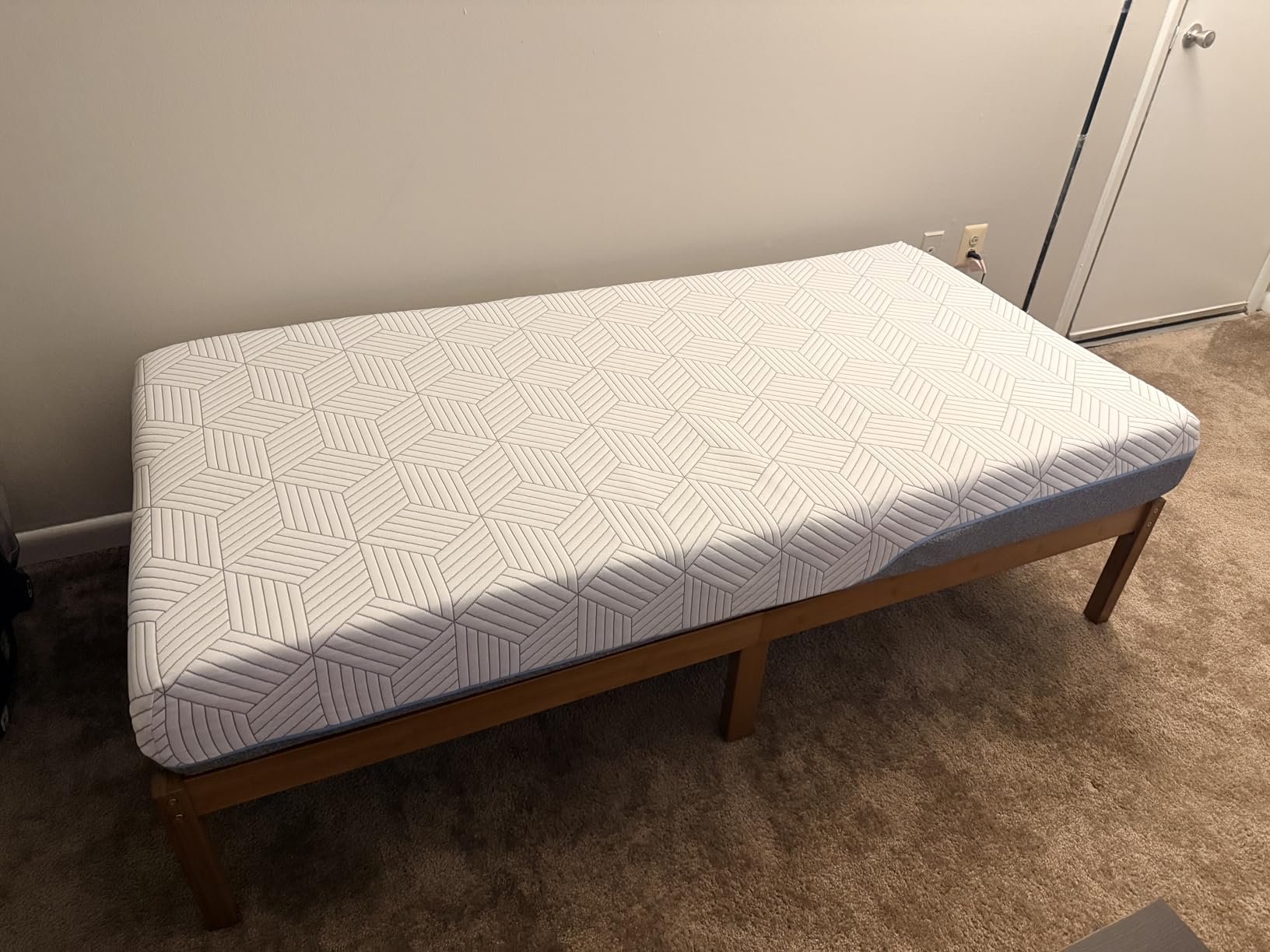 FATHOM Firm Queen Mattress 12 Inch Memory Foam Mattress Queen Size Bed in a Box for Back Pain Relief and Cool Sleep with Gel Foam and Removeable Fiberglass Free Cover, CertiPUR-US Certified customer photo 2
