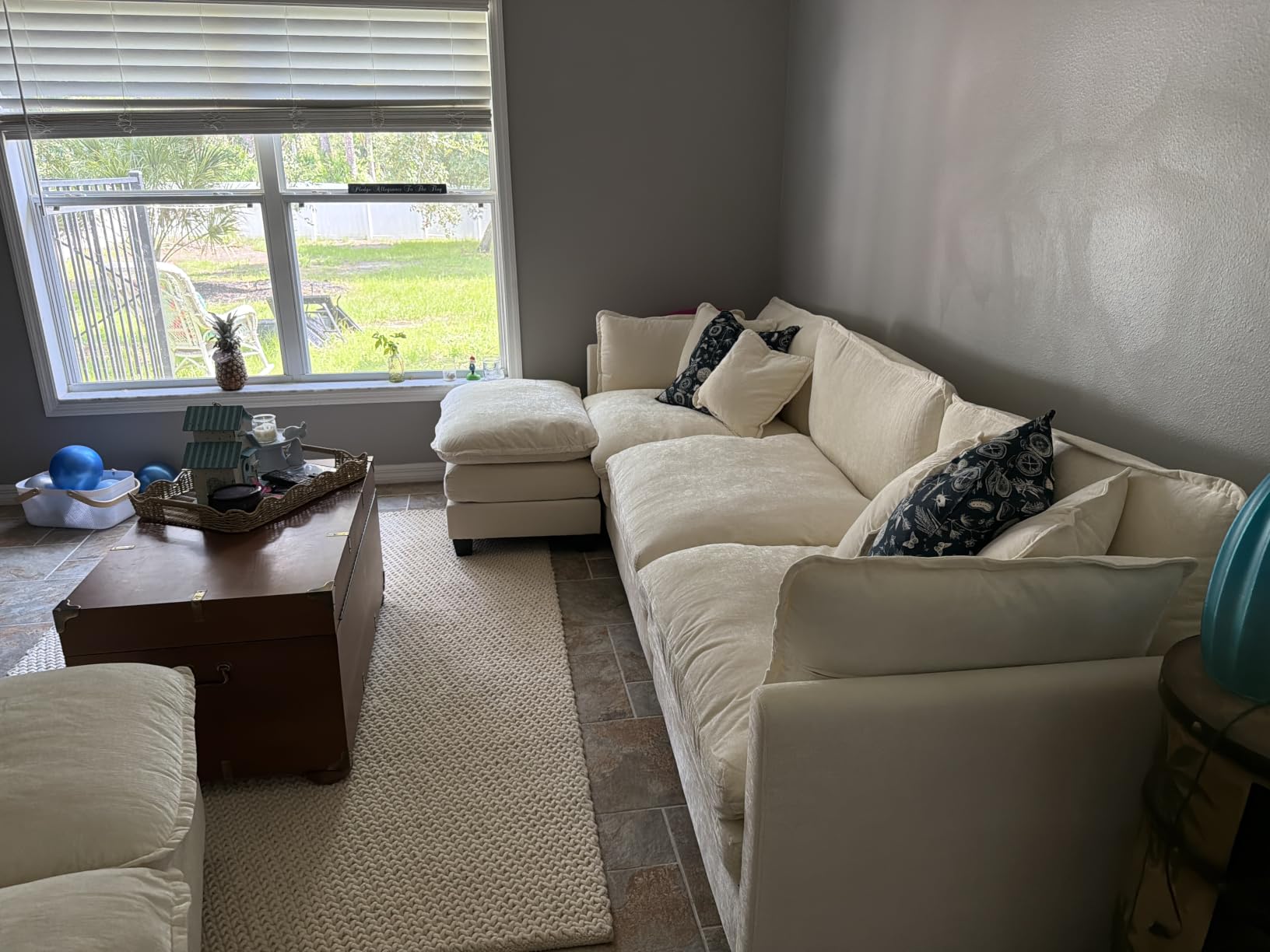 Ihanherry U-Shaped Modern Sofa 111.4