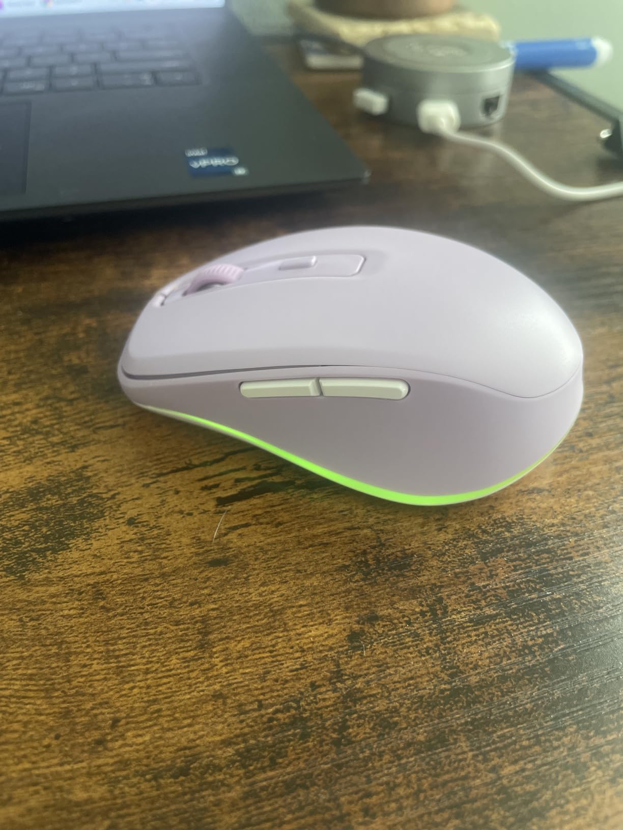 TECKNET 2.4G Ergonomic Mouse Vertical Wireless 4800 DPI Carpal Tunnel Mouse | 5 Adjustable DPI, Optical Tracking, 12 Months Battery, Quiet, 6 Buttons for Laptop, Desktop, PC, Computer, Right Hand, Black customer photo 2