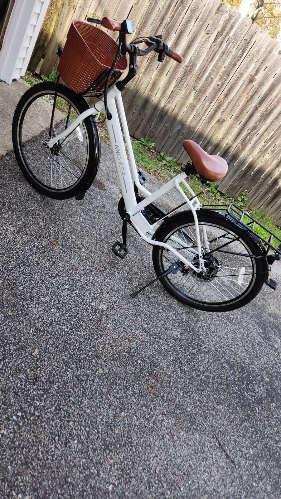 ANCHEER Electric Tricycle for Adults, Peak 600W Folding Electric Trike, 24