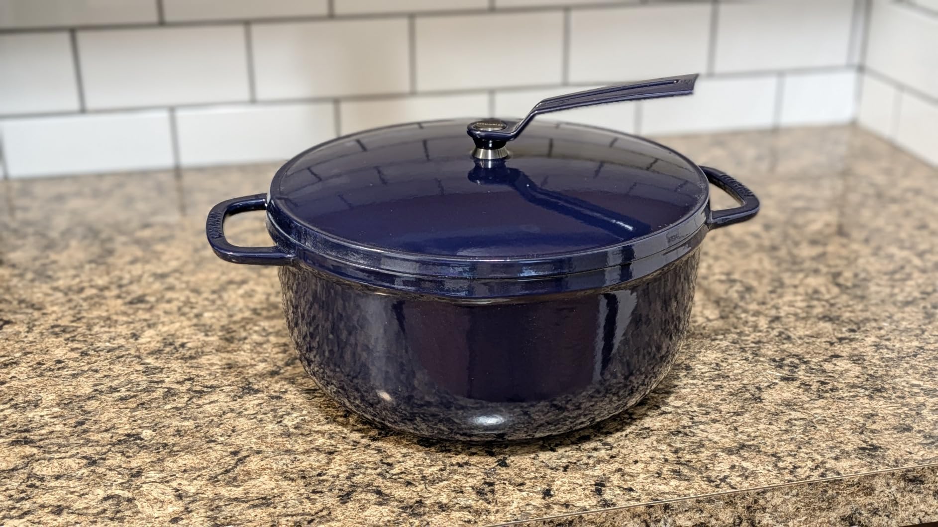 Vermicular Oven Pot 2.0 | 14cm (1qt) - Deep Ocean Blue | Lightweight Enameled Cast Iron Dutch Oven, Non-toxic cookware, Oven-Safe, Induction-Compatible, 5.5