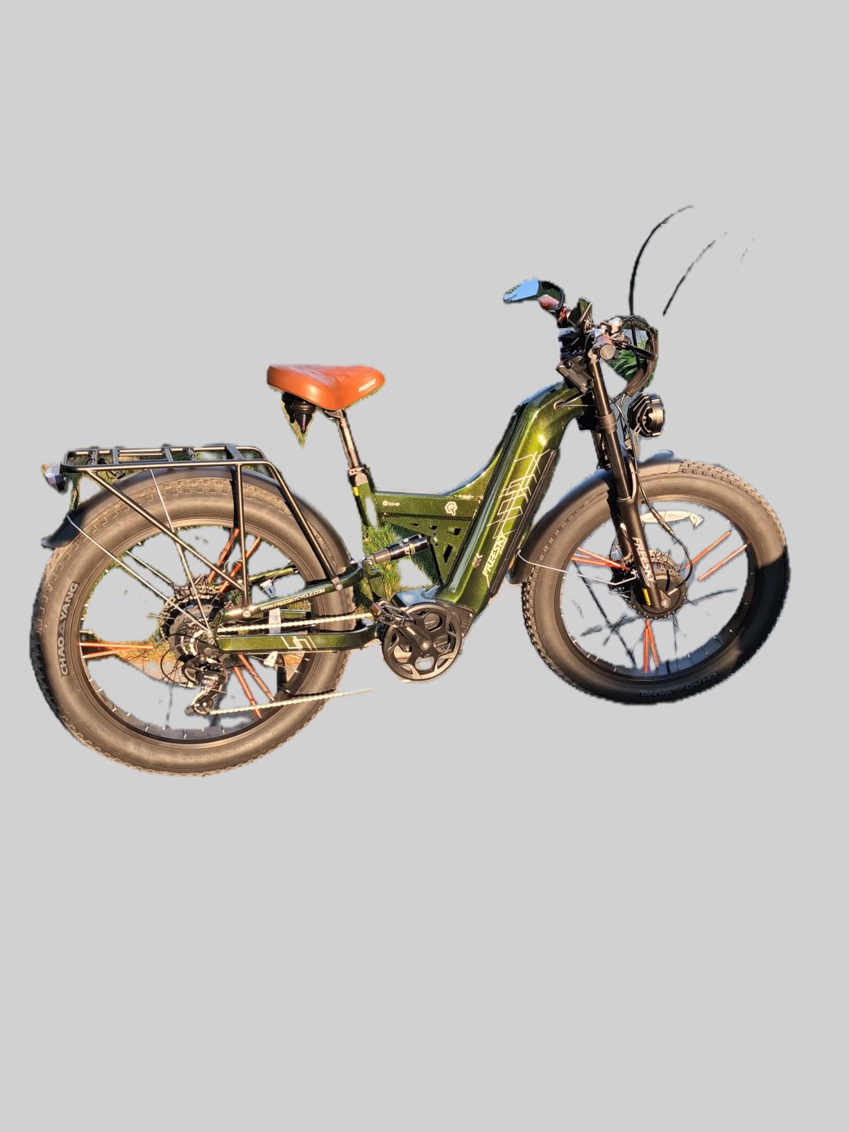 FREESKY Dual Motor 40MPH 120Mile 240NM LG Cells Electric Bike for Adults | 4000W 48V30Ah AWD Mountain Ebike, 26