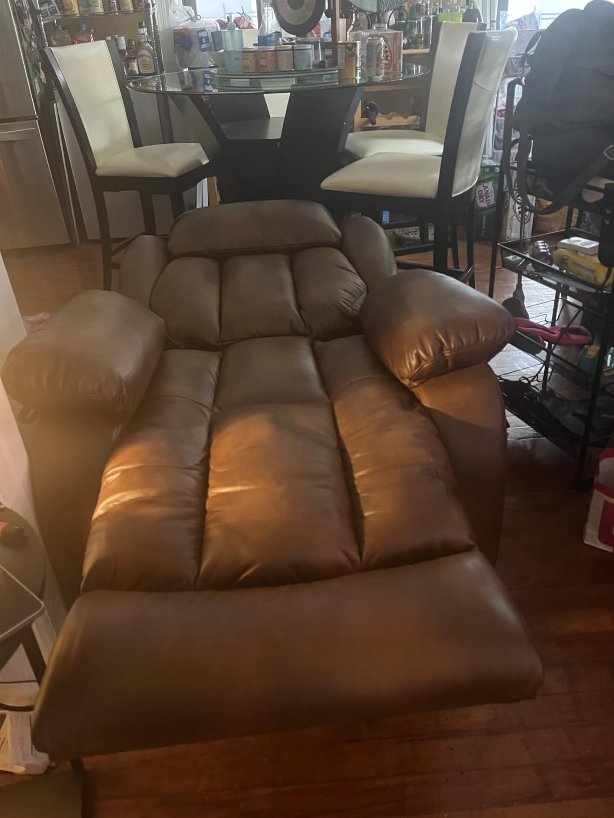 Power Lift Recliner Chair for Elderly with Heat & Massage, Dual Motor Breathable Leather Recliner, Lay Flat Sleeping Chairs with Infinite Position customer photo 1