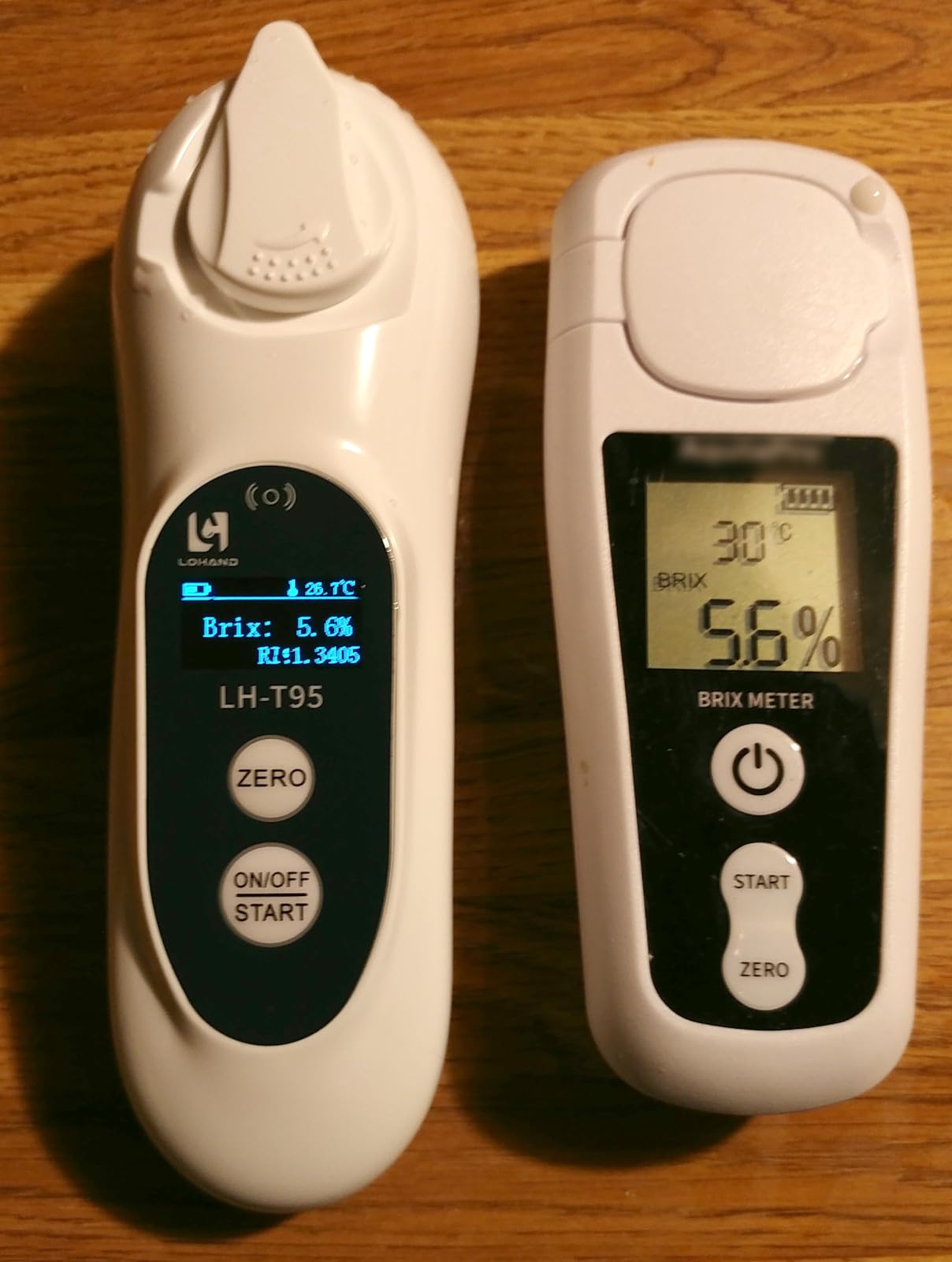 LOHAND 3-in-1 Digital Brix Refractometer with ATC, 0-95% Range, Touchscreen customer photo 2