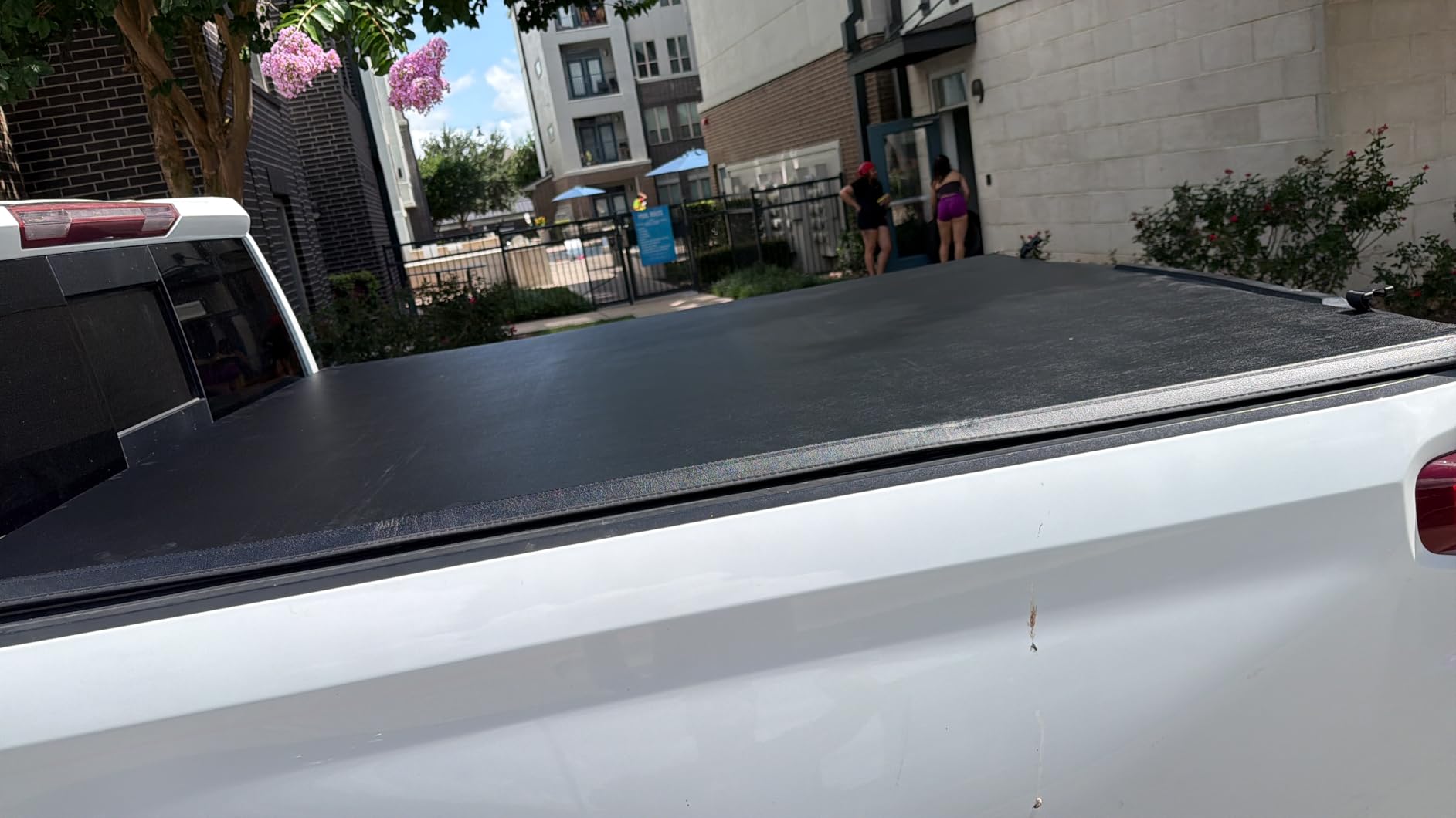 Soft Tri-Fold Truck Bed Tonneau Cover for 2019-2026 Silverado 1500 5.8ft | Soft Tri-folding Truck Bed Cover for GMC Sierra/Chevy Silverado 1500 2019-2026 5.8ft Bed Pickup w/o Multi-Flex Tailgate customer photo 2