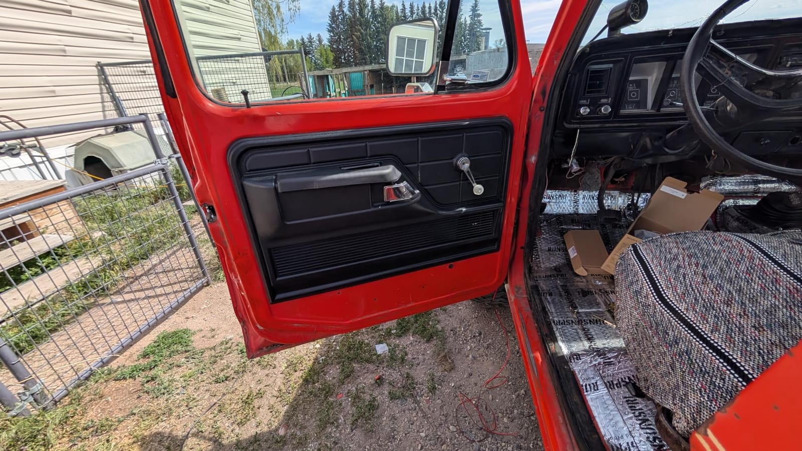 Door Panel Kit Compatible with 73-79 Ford F100 F150 F250 F350 Bronco | Front Inner; Trim Panel Arm Rest Pads Finger Cups Replacement for D3TZ-1023942-KT Plastic Steel customer photo 2