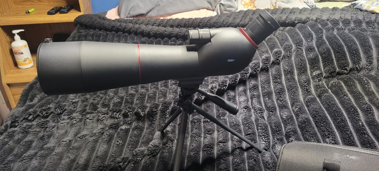 Gosky HorizonGo Spotting Scope (20-60x85) with Tripod - Phone Adapter | Dual Focusing Long Range Spotter Scope with BAK4 Prism Waterproof for Bird Watching, Wildlife Scenery customer photo 1