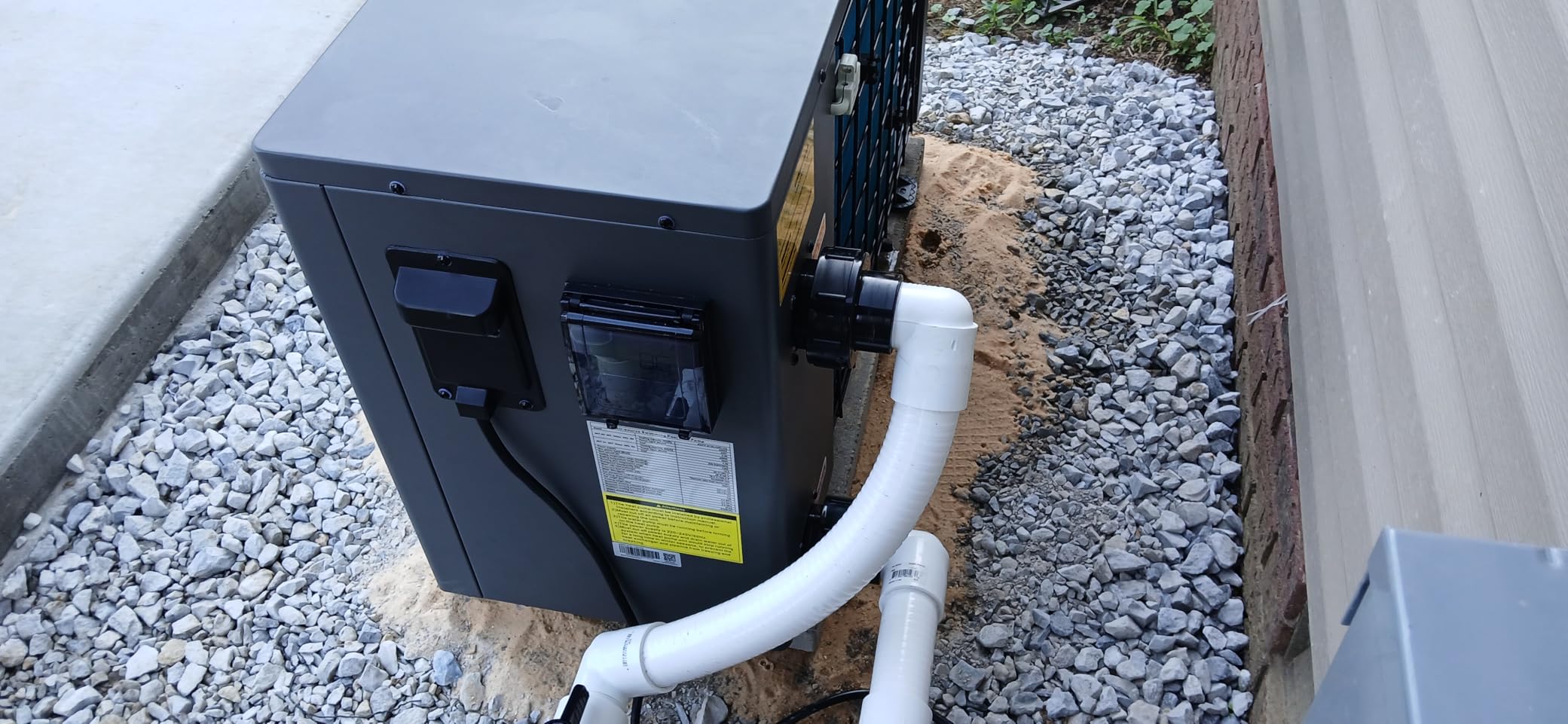 40,000 BTU Pool Heater for Above Ground and Inground Pools 220V | Pool Heat Pump Heating or Cooling Up to 12,000 Gallon, COP 6.2, WiFi App Control customer photo 1