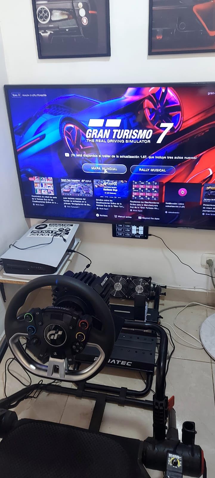 Fanatec Officially Licensed Gran Turismo DD Pro PlayStation Sim Racing Steering Wheel, Base and Pedals customer photo 1