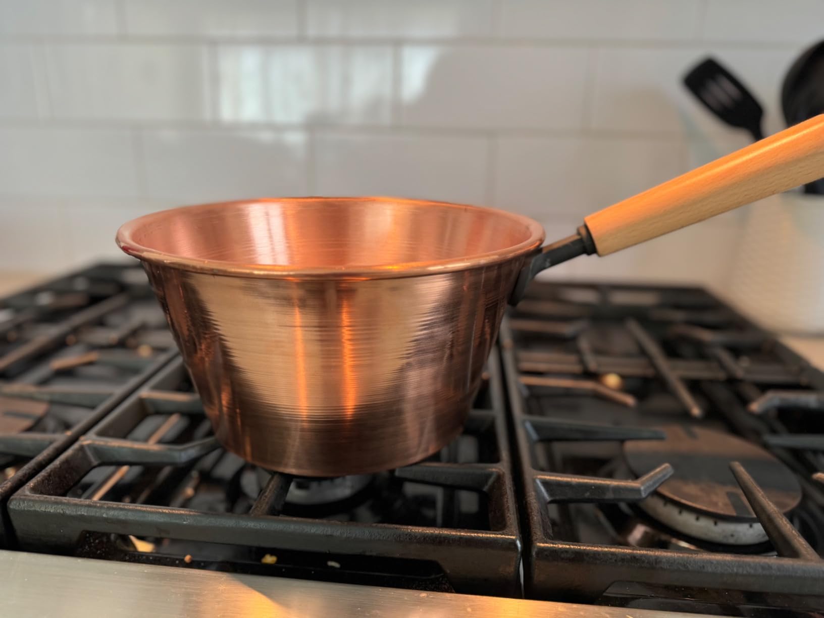 2-Quart Handmade Pure Copper Jam Pot - Solid Copper Pot for Professional Cooking customer photo 2