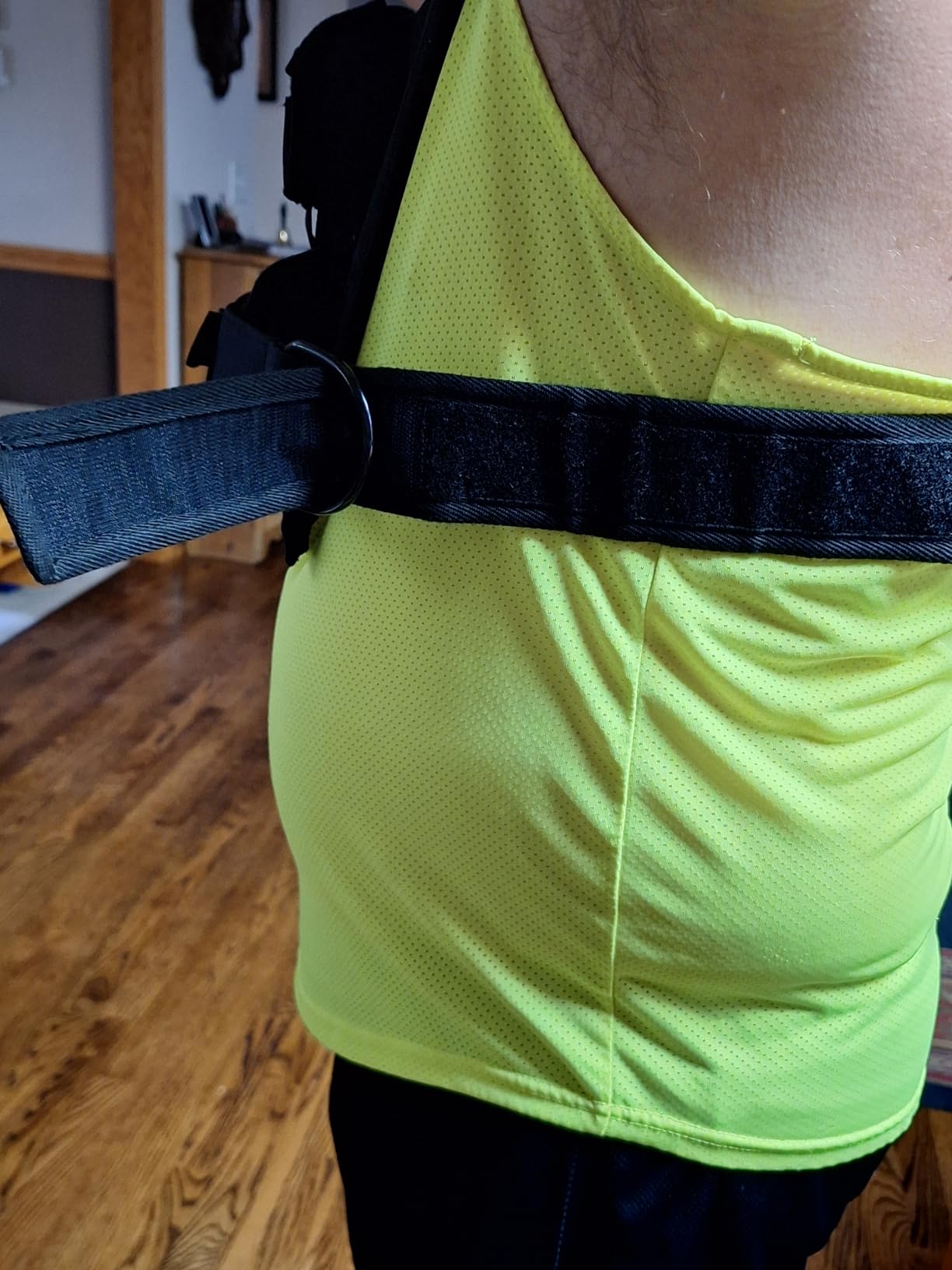 ZELUS Weighted Vest Men, 23lbs/36lbs/45lbs Adjustable Weight Vest - Removable Iron Weights, No-Bounce Design customer photo 1