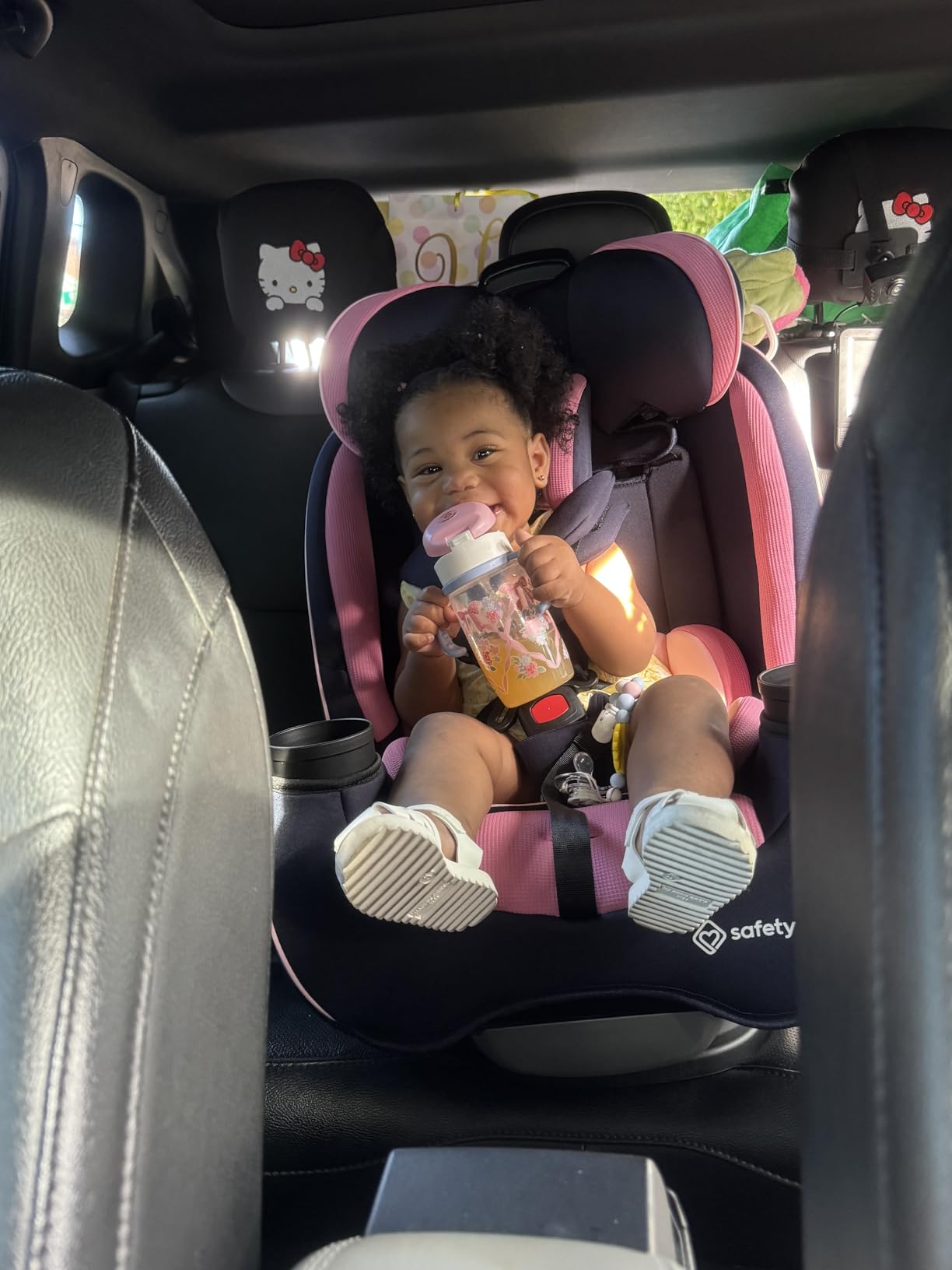 Safety 1st Grow and Go All-in-One Convertible Car Seat, Rear Facing 5-40 lbs, Forward Facing 30-65 lbs, High Back Booster 40-100 lbs, Black Phantom customer photo 1