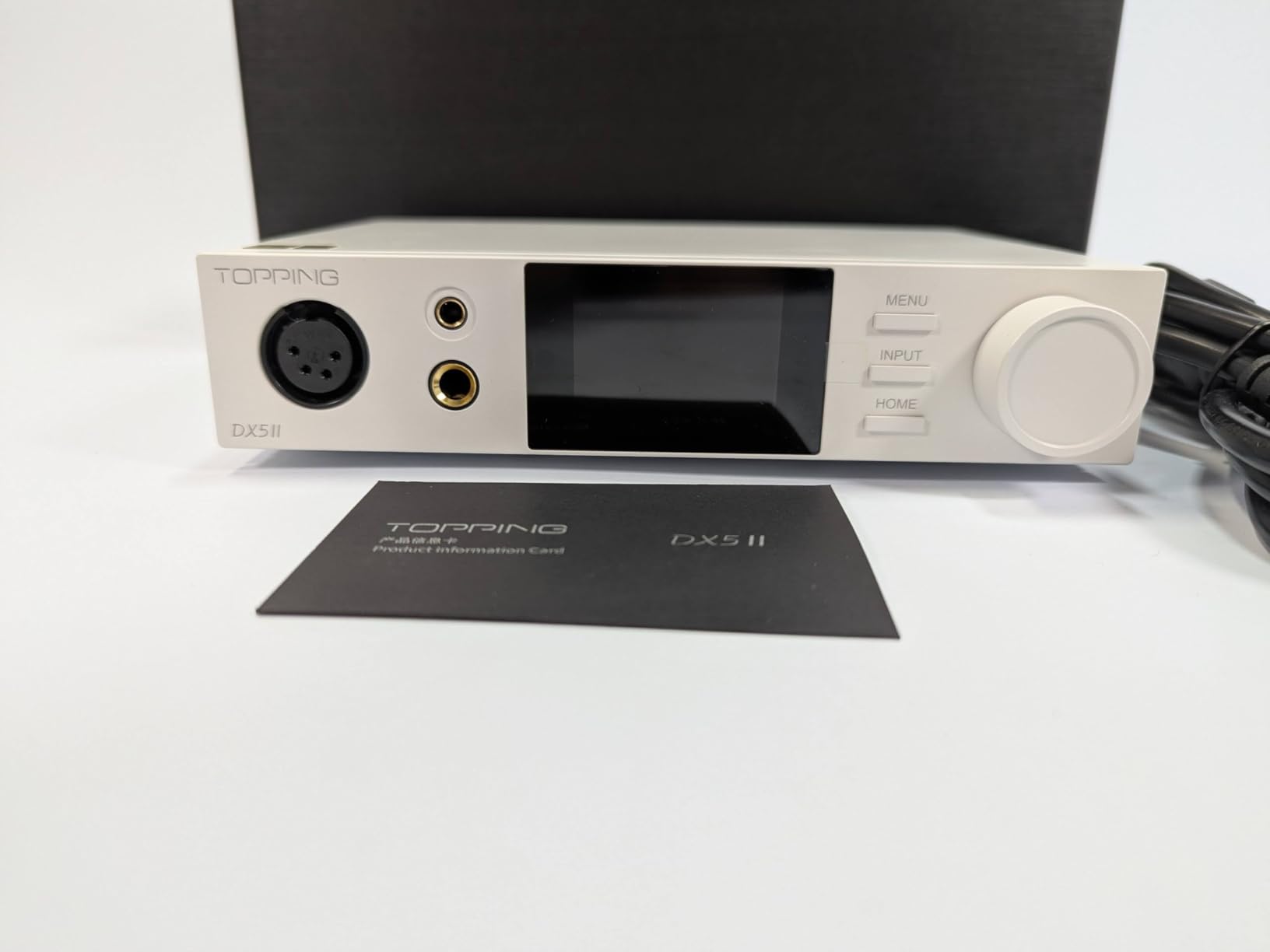 TOPPING DX5 II Hi-Res DAC & Headphone Amp Combo - Dual ES9039Q2M, X-Hybrid Amp, 10-Band PEQ, LDAC Bluetooth 5.1, 4.4mm Balanced & 6.35mm Headphone Output, Preamp Mode, 12V Trigger (White) customer photo 2