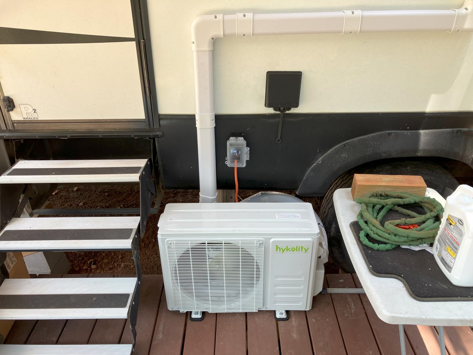 Hykolity 24,000 BTU Wifi Enabled Mini Split Air Conditioner & Heater, 208/230V, 19 SEER2 Split AC Unit Ductless Inverter System with Heat Pump & Installation Kits, Cools Up to 1500 Sq. Ft customer photo 1