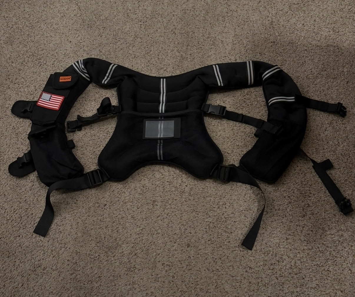 WANOON Weighted Vest for Men Women, 8lb/12lb/16lb/20lb/30lb/40lb Fixed Weight, Plus Size Fitness Vest customer photo 1