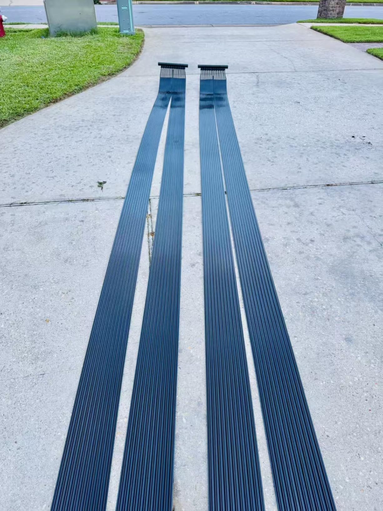 IRONMAX 2.5 x 20 Ft Solar Pool Heater for Above Ground & Inground Pools | Weatherproof Solar Pool Heating Panel, Portable Efficient Pool Warmer System customer photo 1