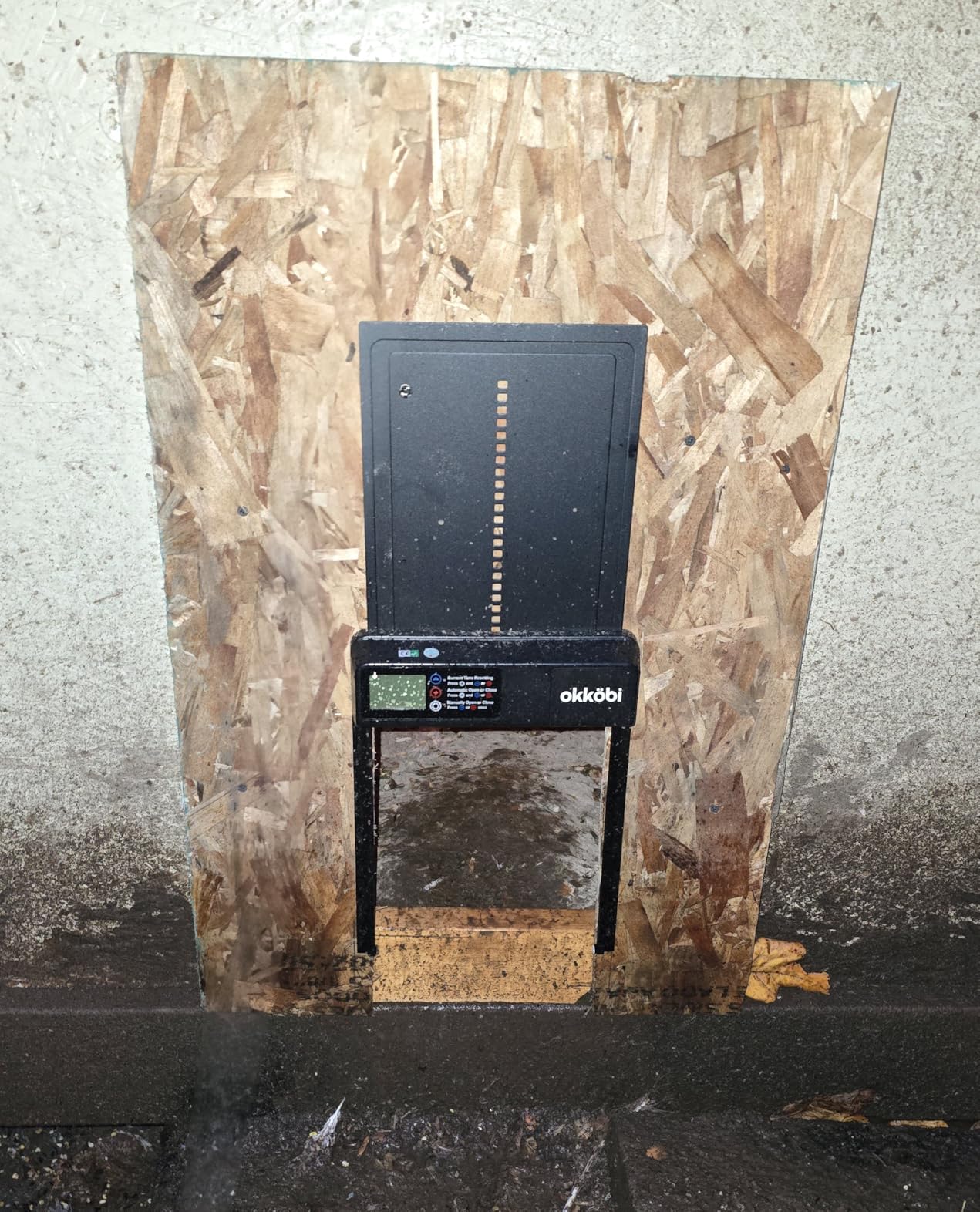 Automatic Chicken Coop Door - Coop Door Lite - Battery Powered (3X AA Included), Timer & Manual Modes, LCD Display, Anti-Pinch Safety, 11