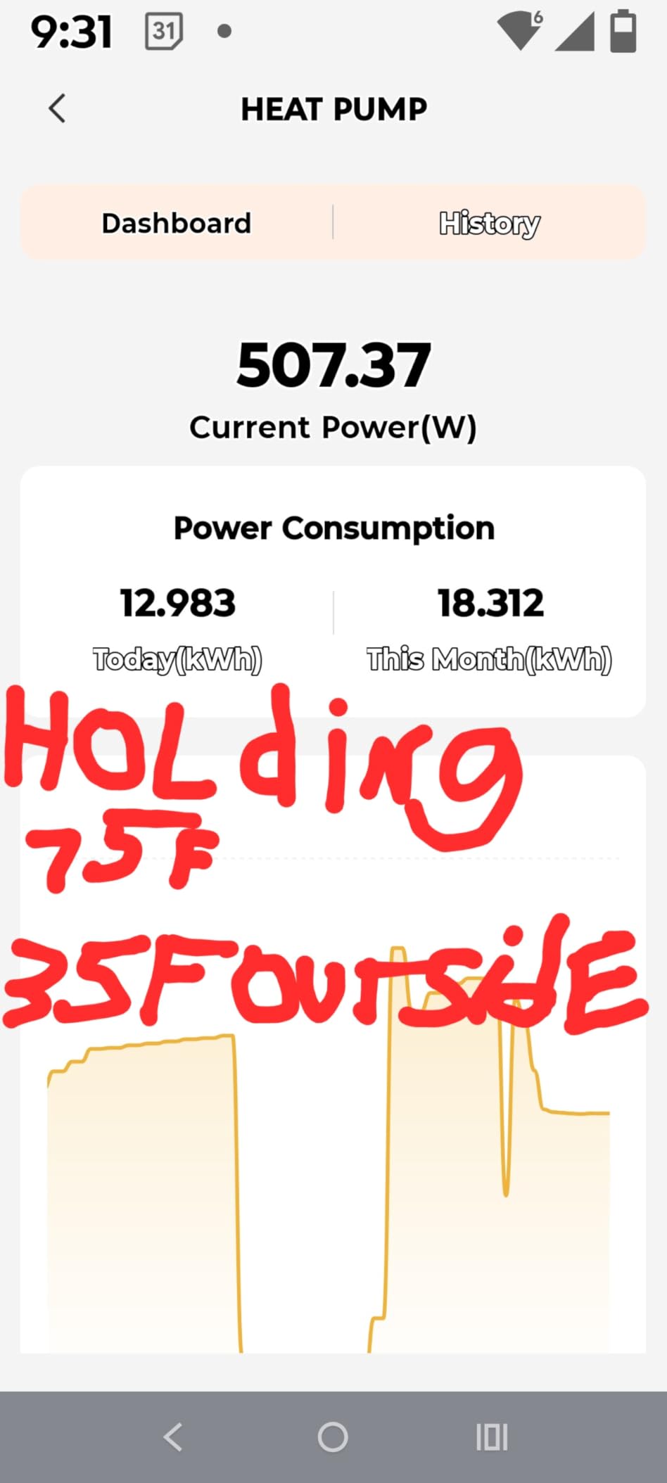 DELLA 12000 BTU Mini Split AC with Soft Airflow, 25 SEER2 230V, Hyper Heat to -22°F, Energy Star, Heat Pump, Up to 550 Sq. Ft, Smart WiFi Alexa Control, 1 Ton Ductless Inverter System, 16.4ft Kit customer photo 2